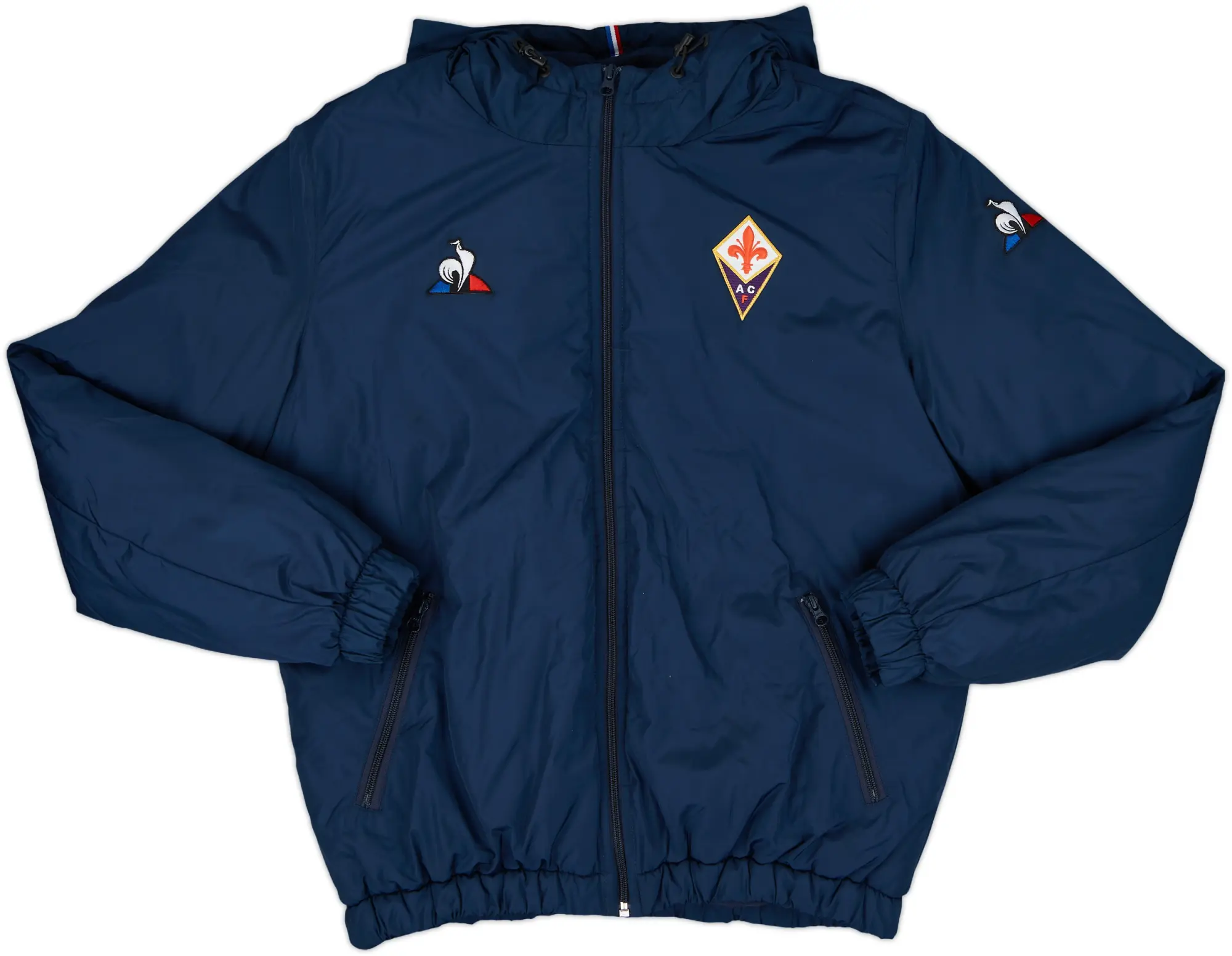 2018-19 Fiorentina Le Coq Sportif Padded Bench Coat - 10/10 - (L)