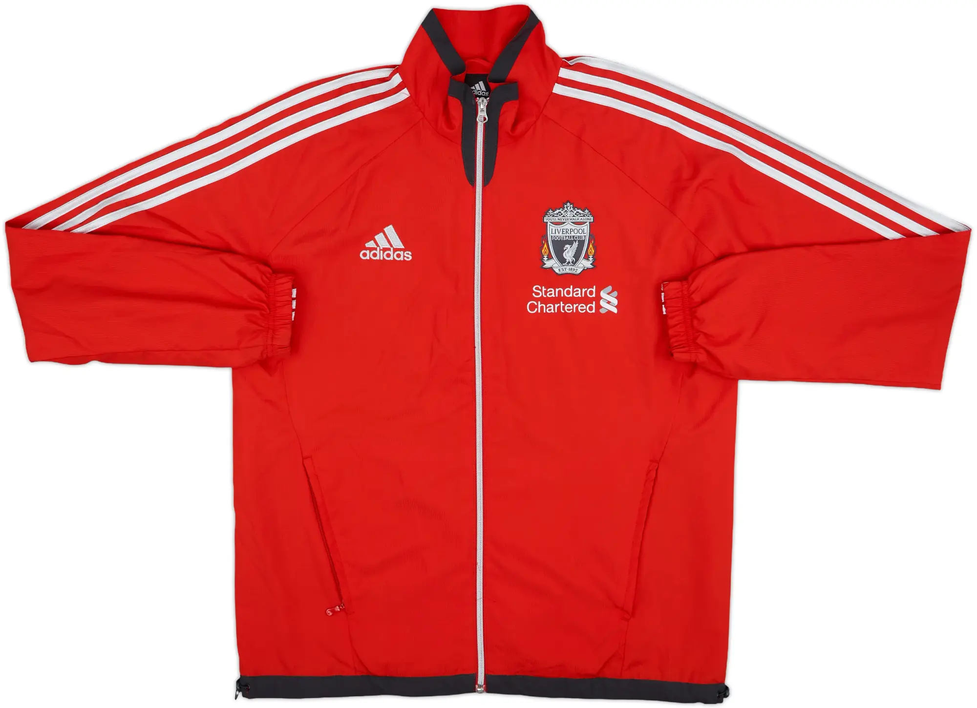 2011-12 Liverpool adidas Track Jacket - 8/10 - (M/L)