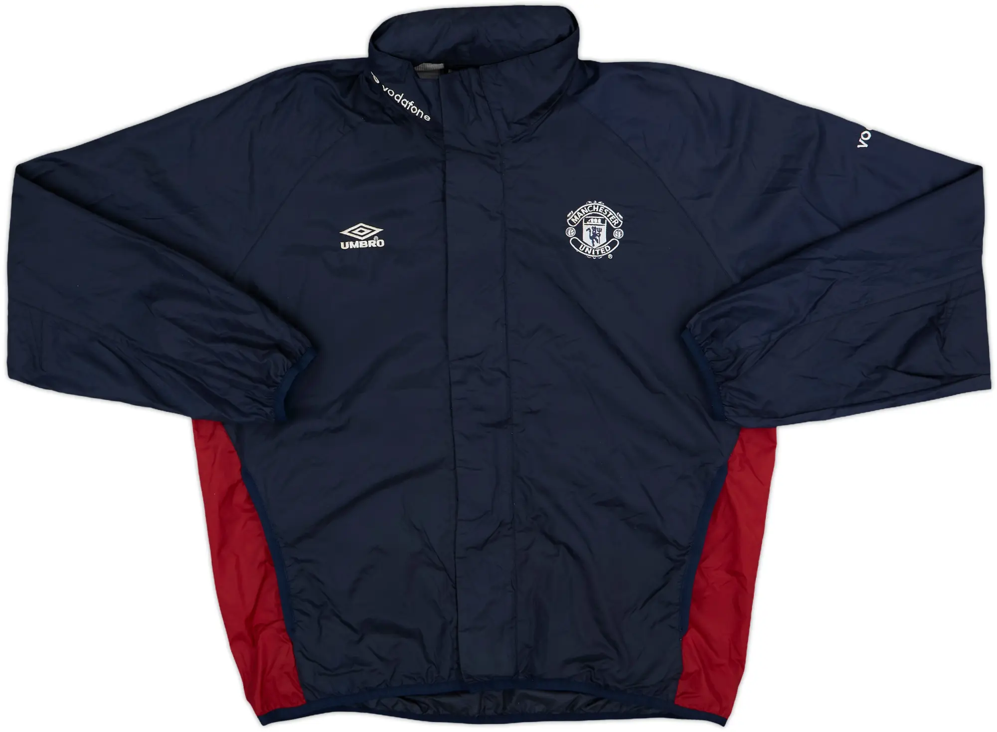 2000-01 Manchester United Umbro Hooded Rain Jacket - 8/10 - (Y)