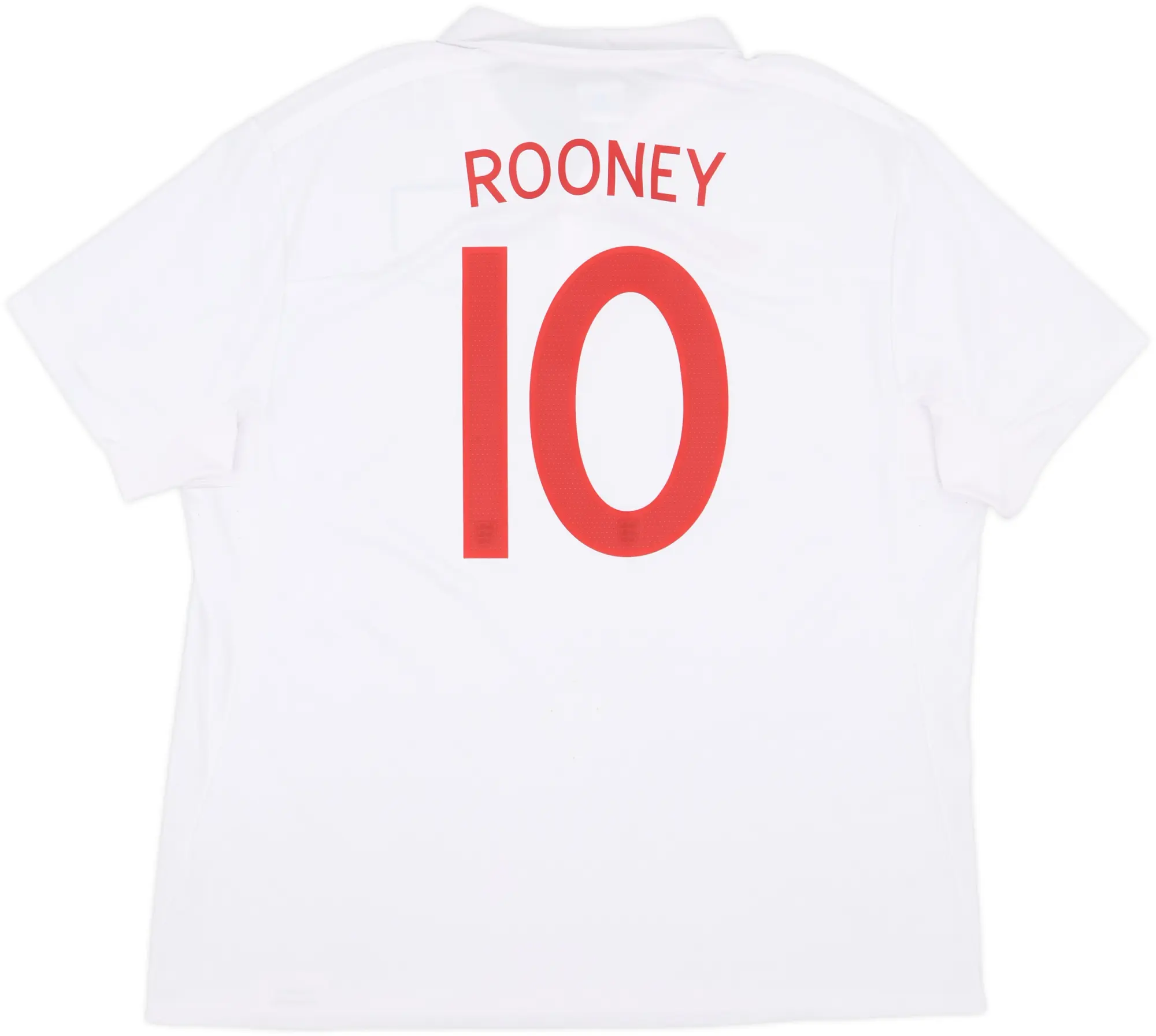 2009-10 England Home Shirt Rooney #10 - 9/10 - (3XL)