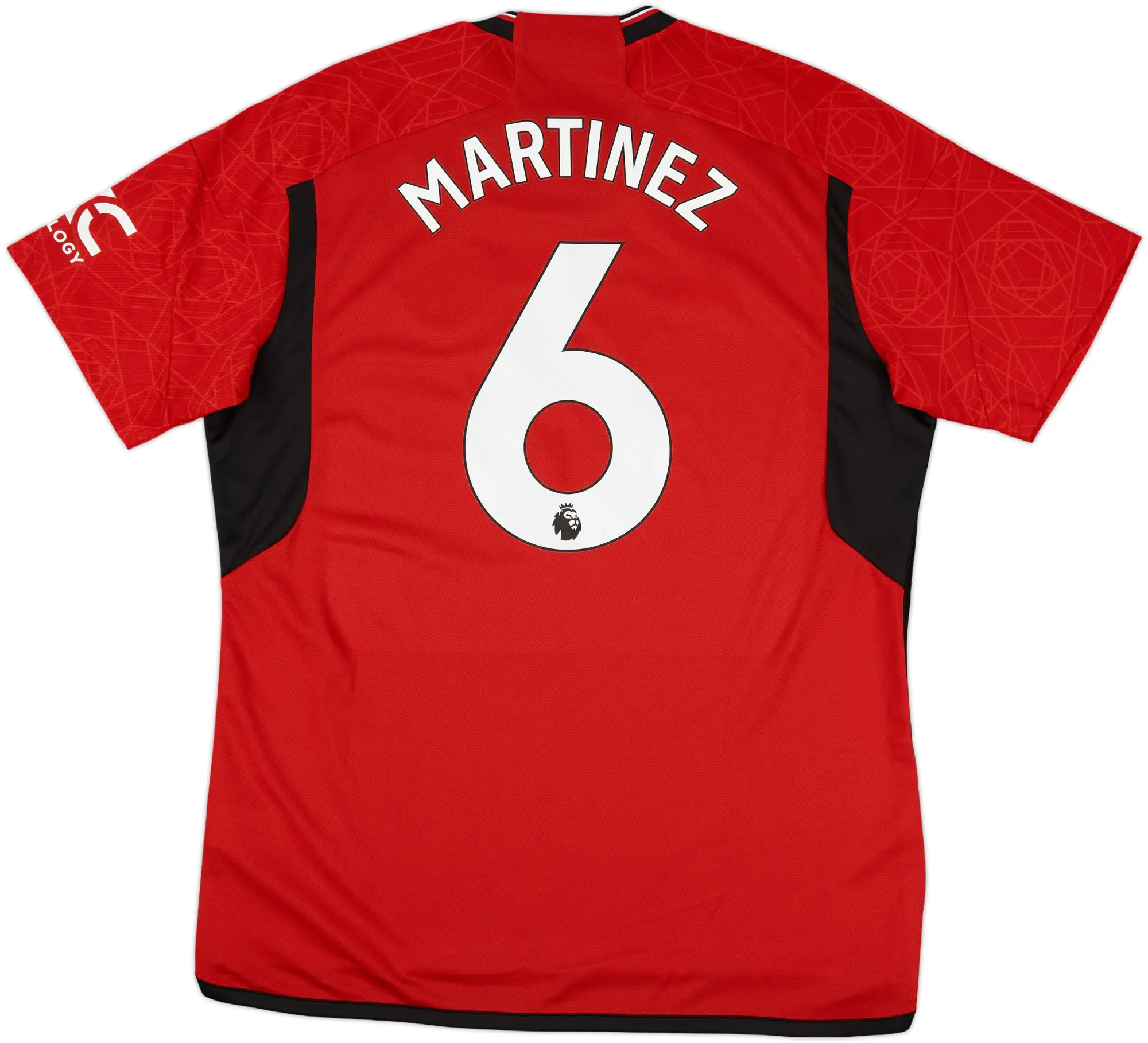 2023-24 Manchester United Home Shirt Martinez #6 (XL)