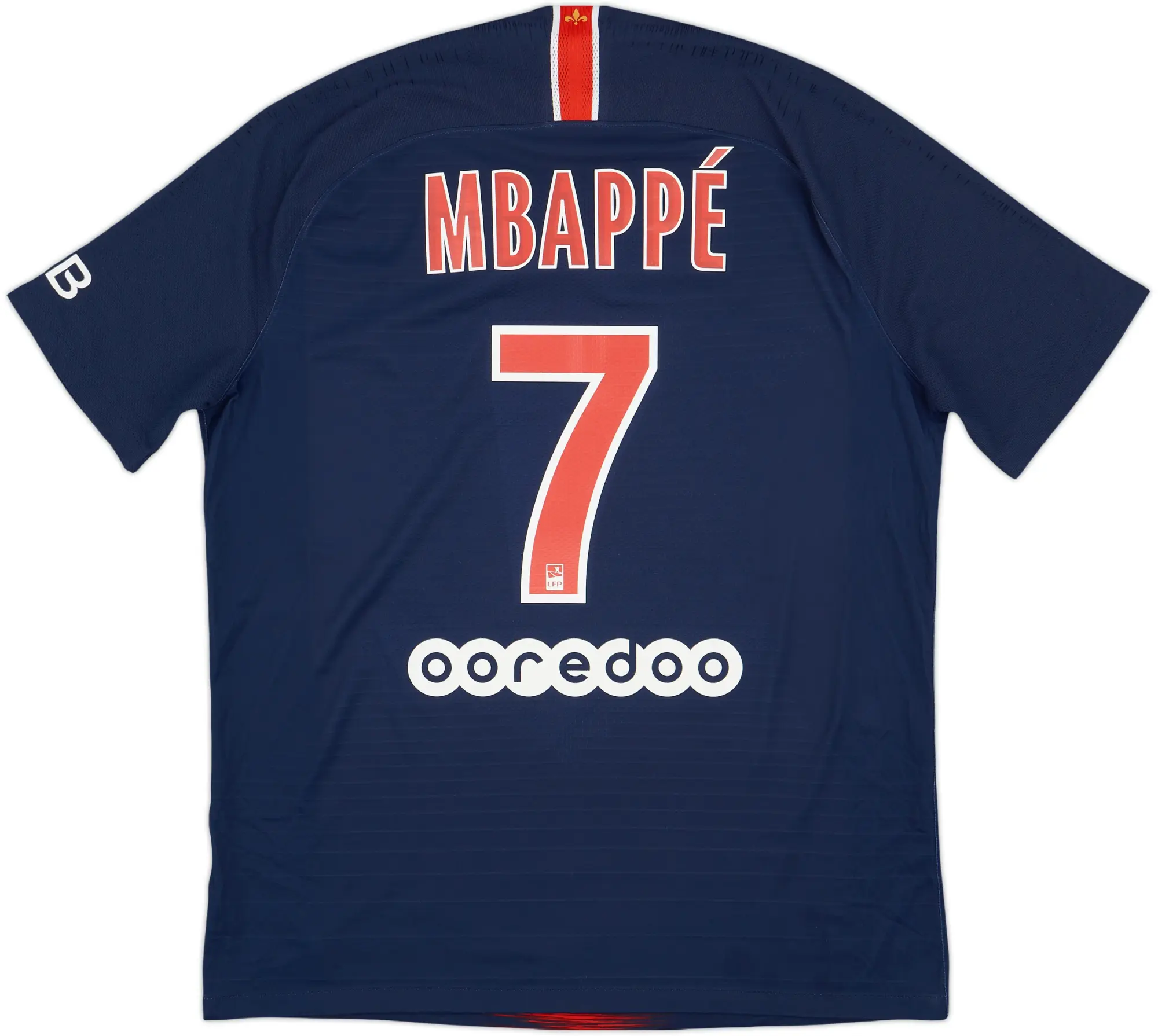 2018-19 Paris Saint-Germain Authentic Home Shirt Mbappe #7 - 8/10 - (L)