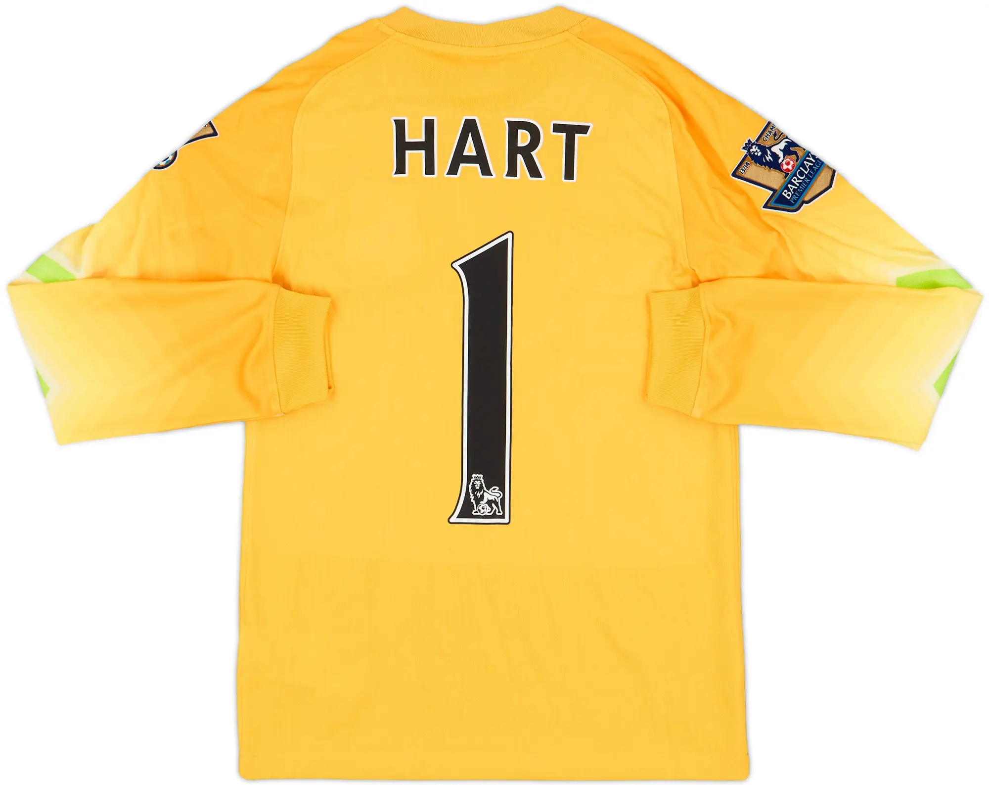 2014-15 Manchester City GK Shirt Hart #1 - 9/10 - (M.Boys)