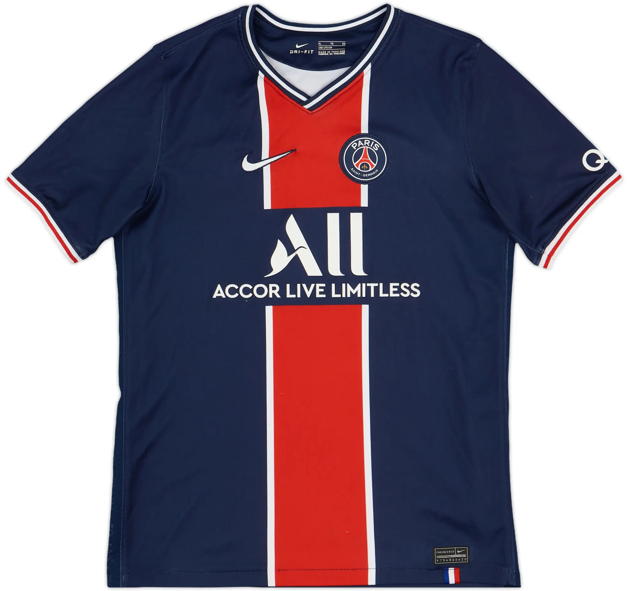 2020-21 Paris Saint-Germain Home Shirt - 7/10 - (XL.Boys)