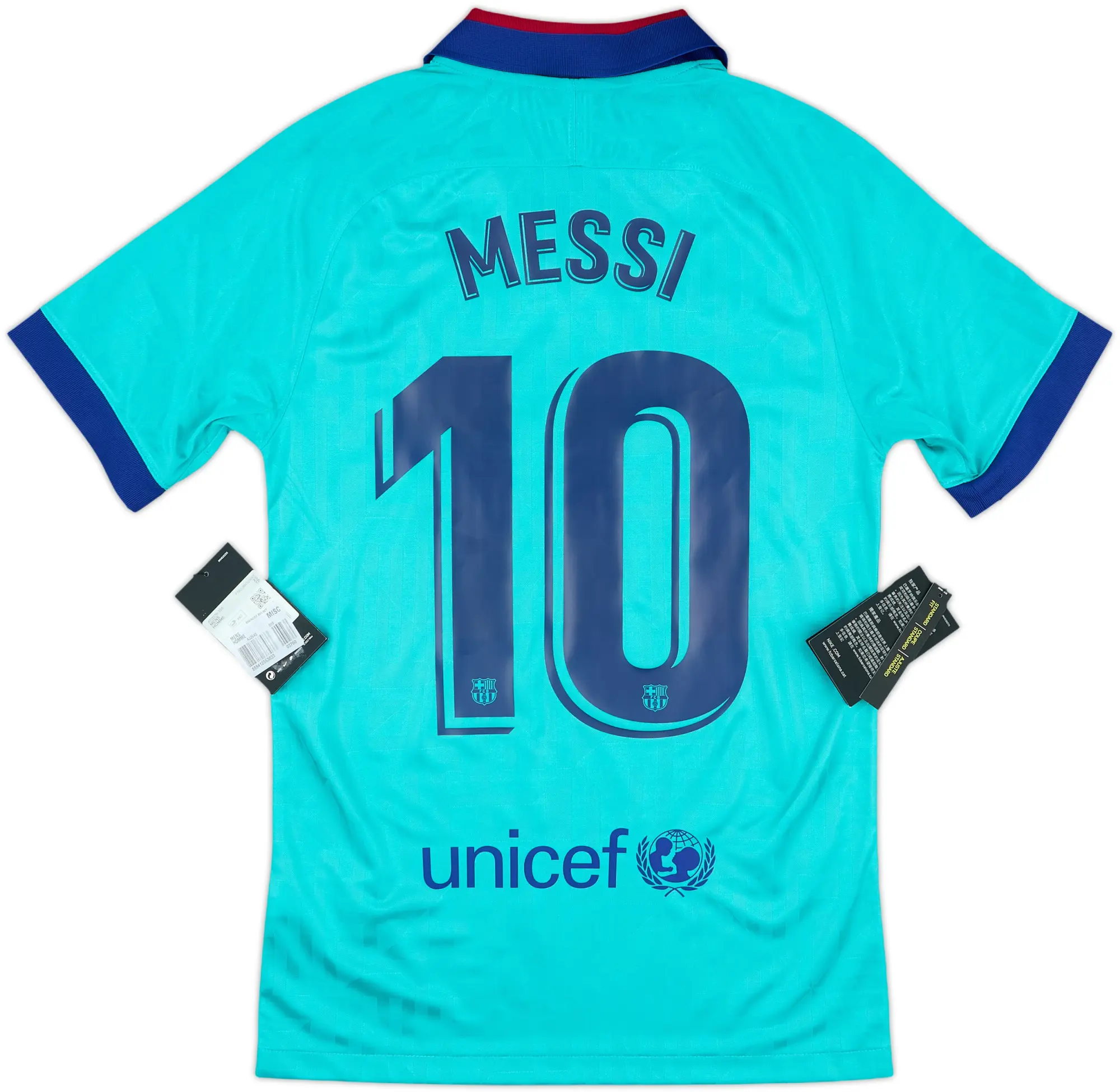 2019-20 Barcelona Third CL Shirt Messi #10 (XS)