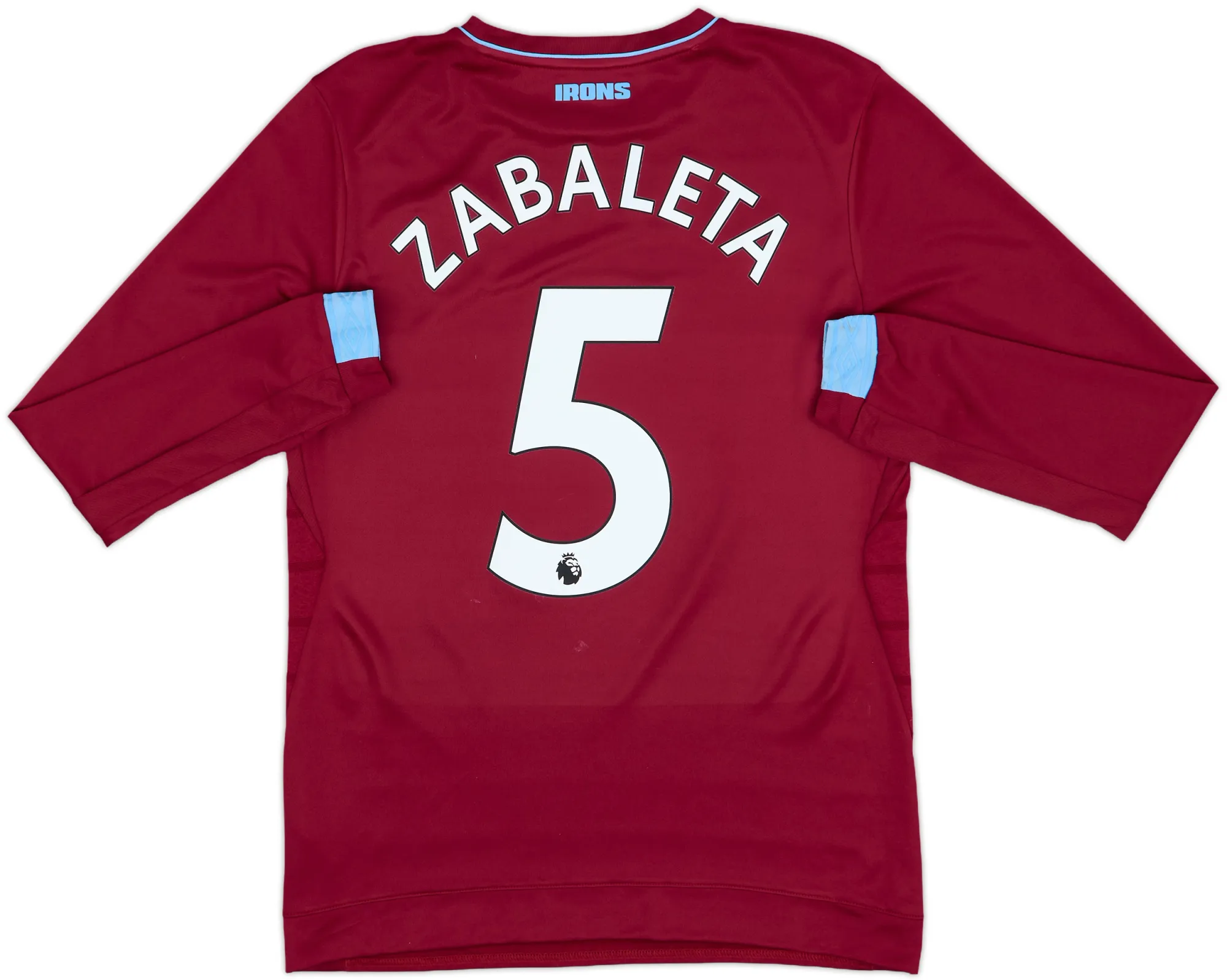 Umbro West Ham United Mens LS Home Shirt 2018/19