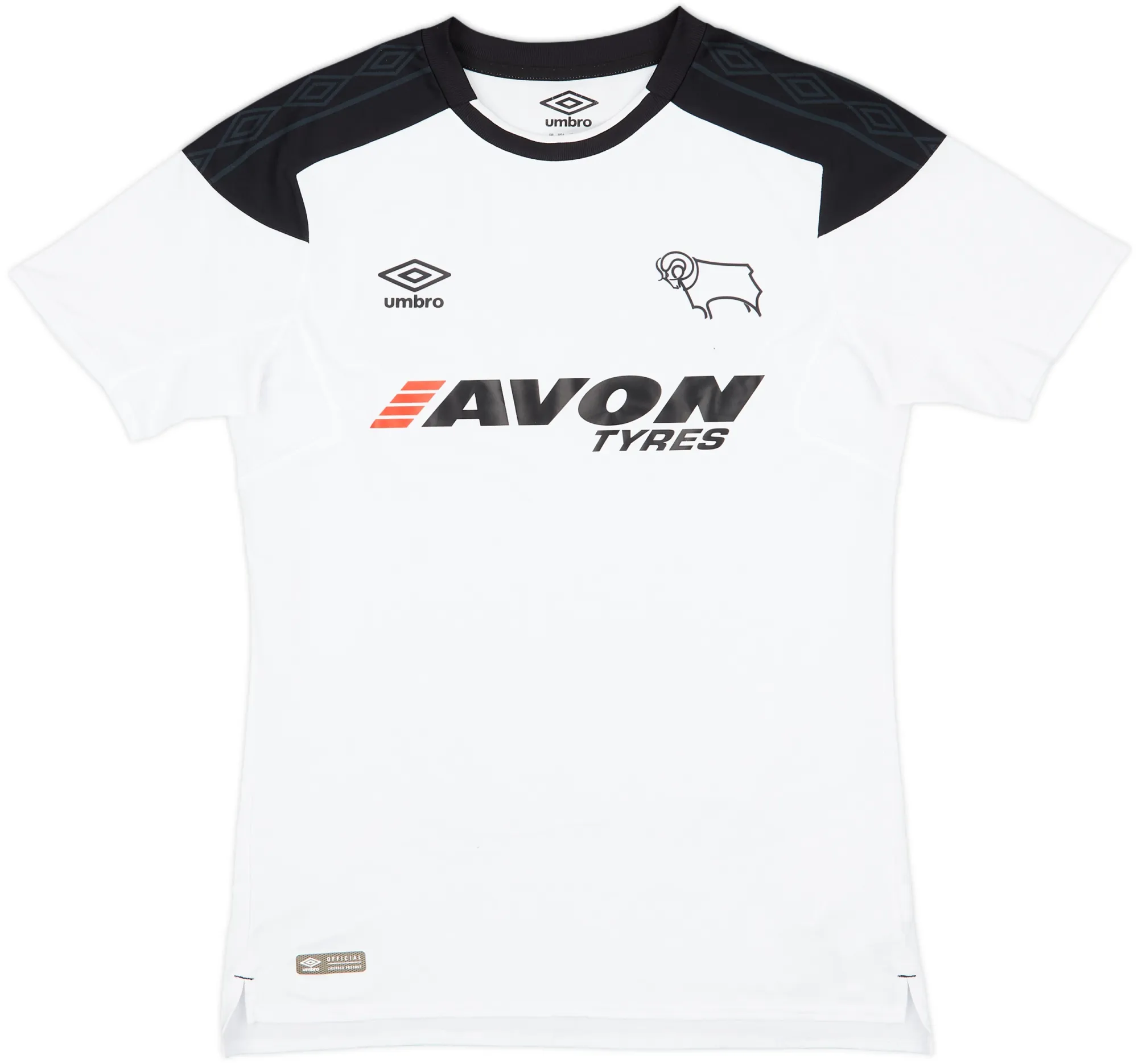 Umbro Derby County Mens SS Home Shirt 2017/18