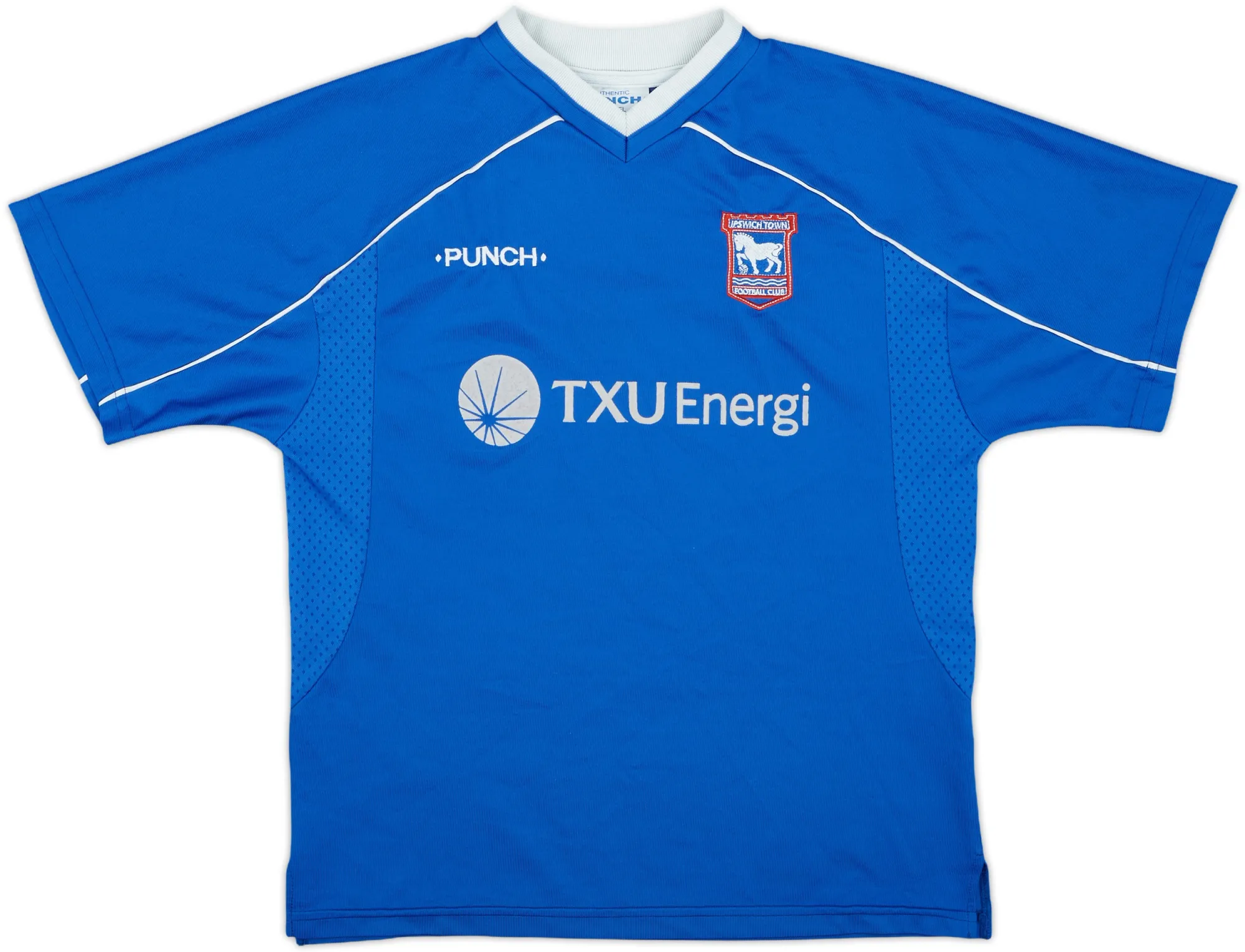 Home Ipswich Town Boys SS Home Shirt 2001/02