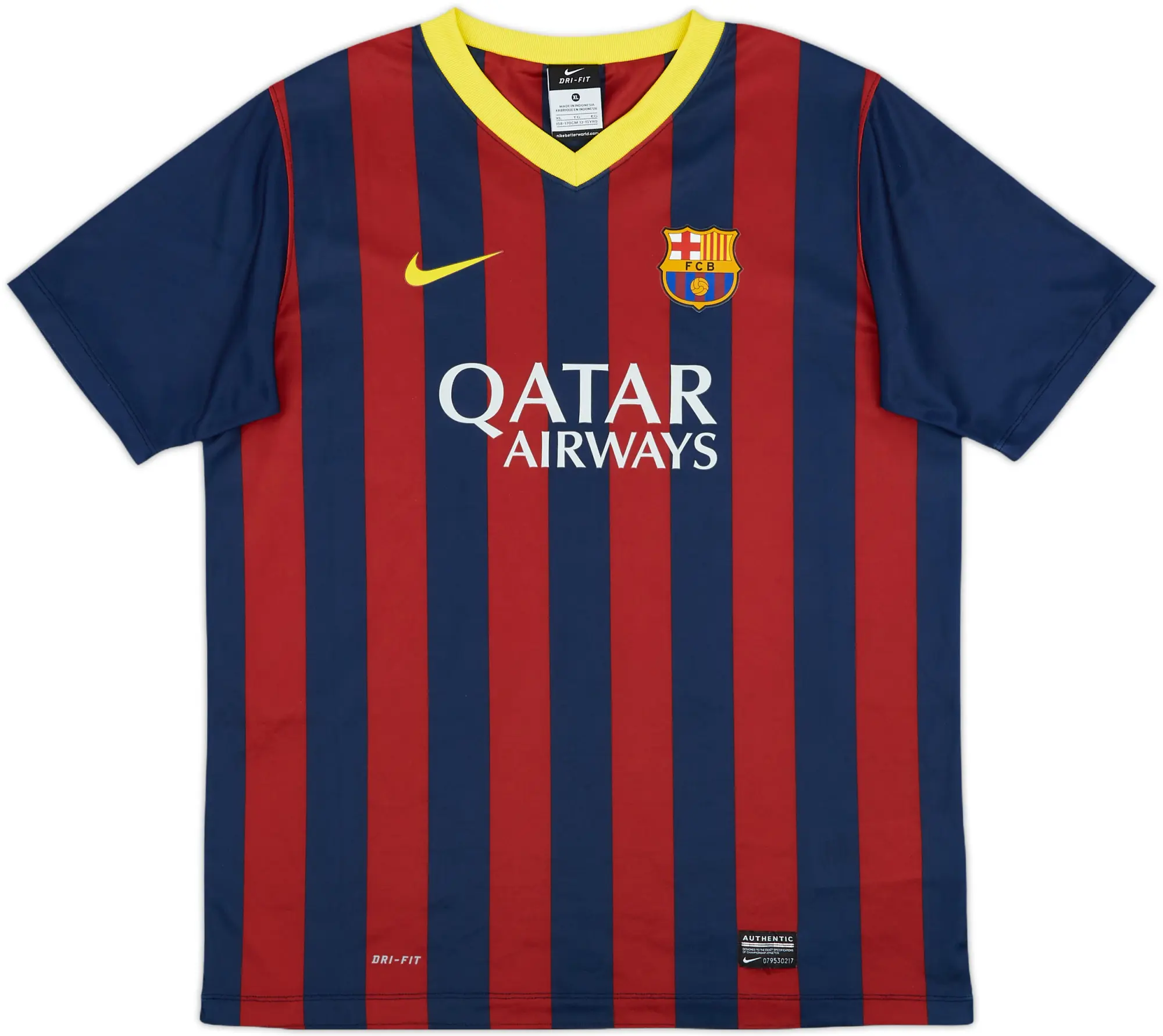 2013-14 Barcelona Basic Home Shirt - 8/10 - (XL.Boys)