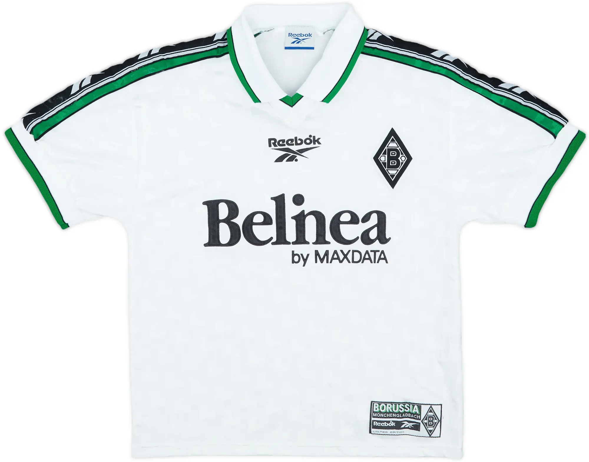 Reebok Borussia Monchengladbach Boys SS Home Shirt 1998/99