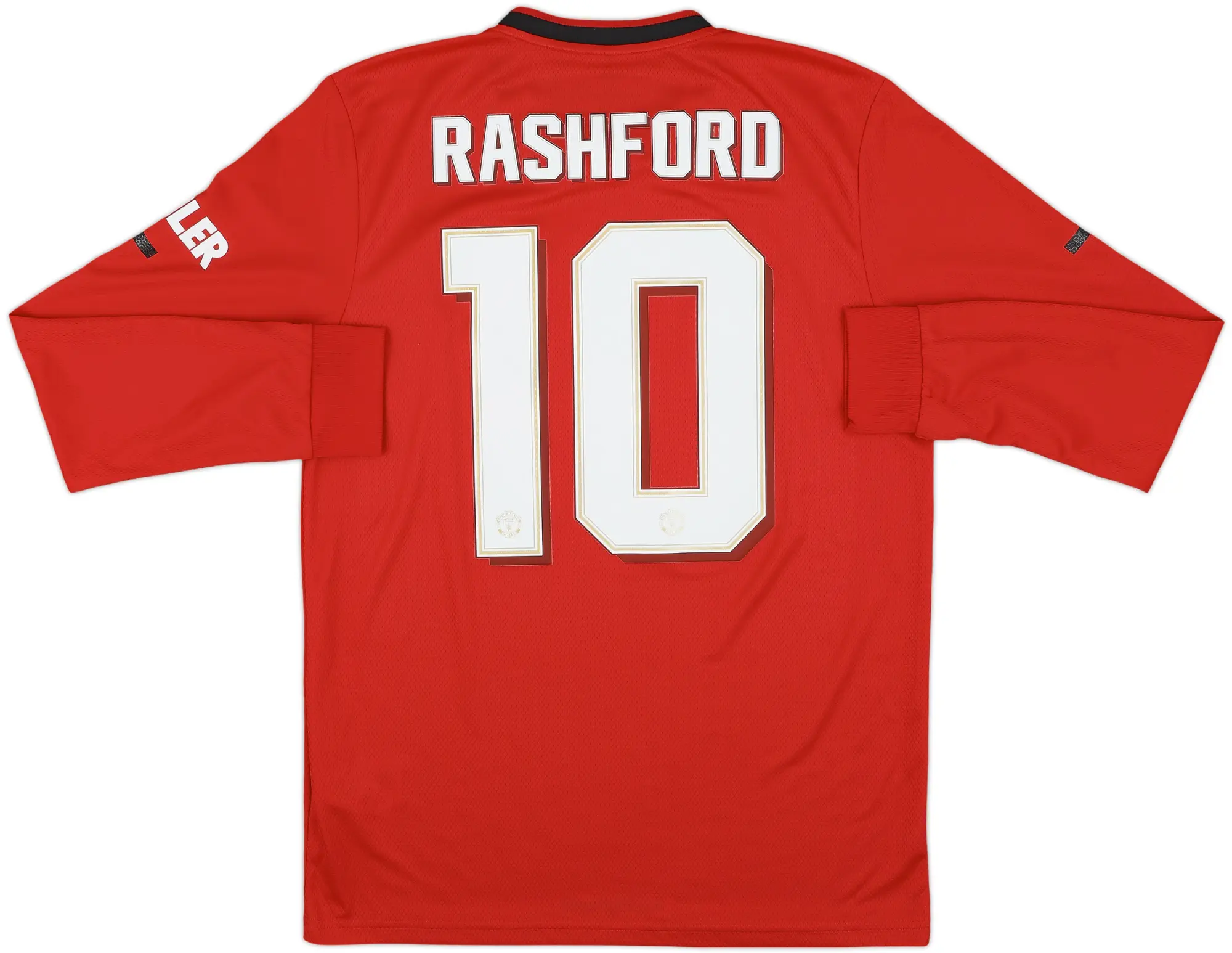2019-20 Manchester United Home L/S Shirt Rashford #10 - 10/10 - (M)