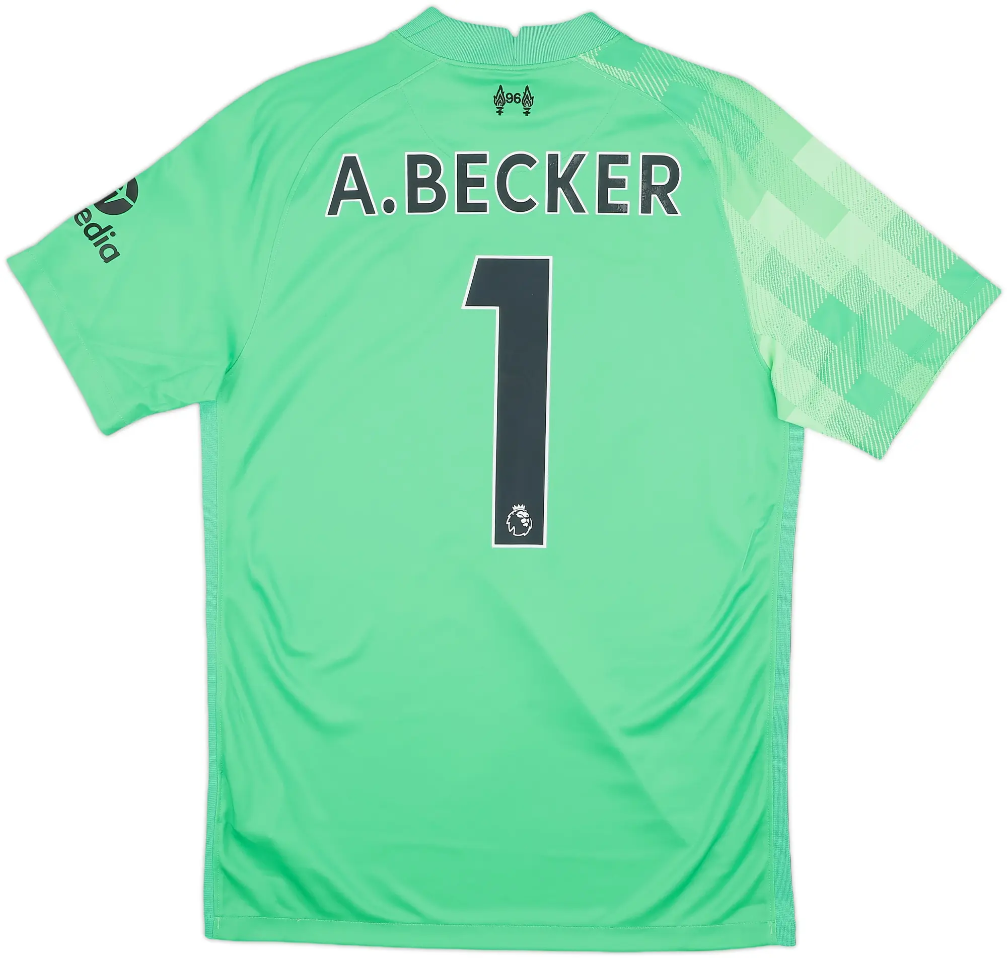2021-22 Liverpool GK Shirt A.Becker #1 - 9/10 - (S)