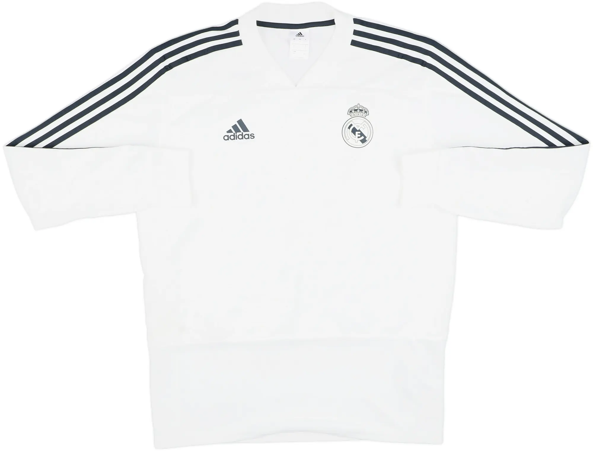 2018-19 Real Madrid adidas Drill Top - 8/10 - (L)