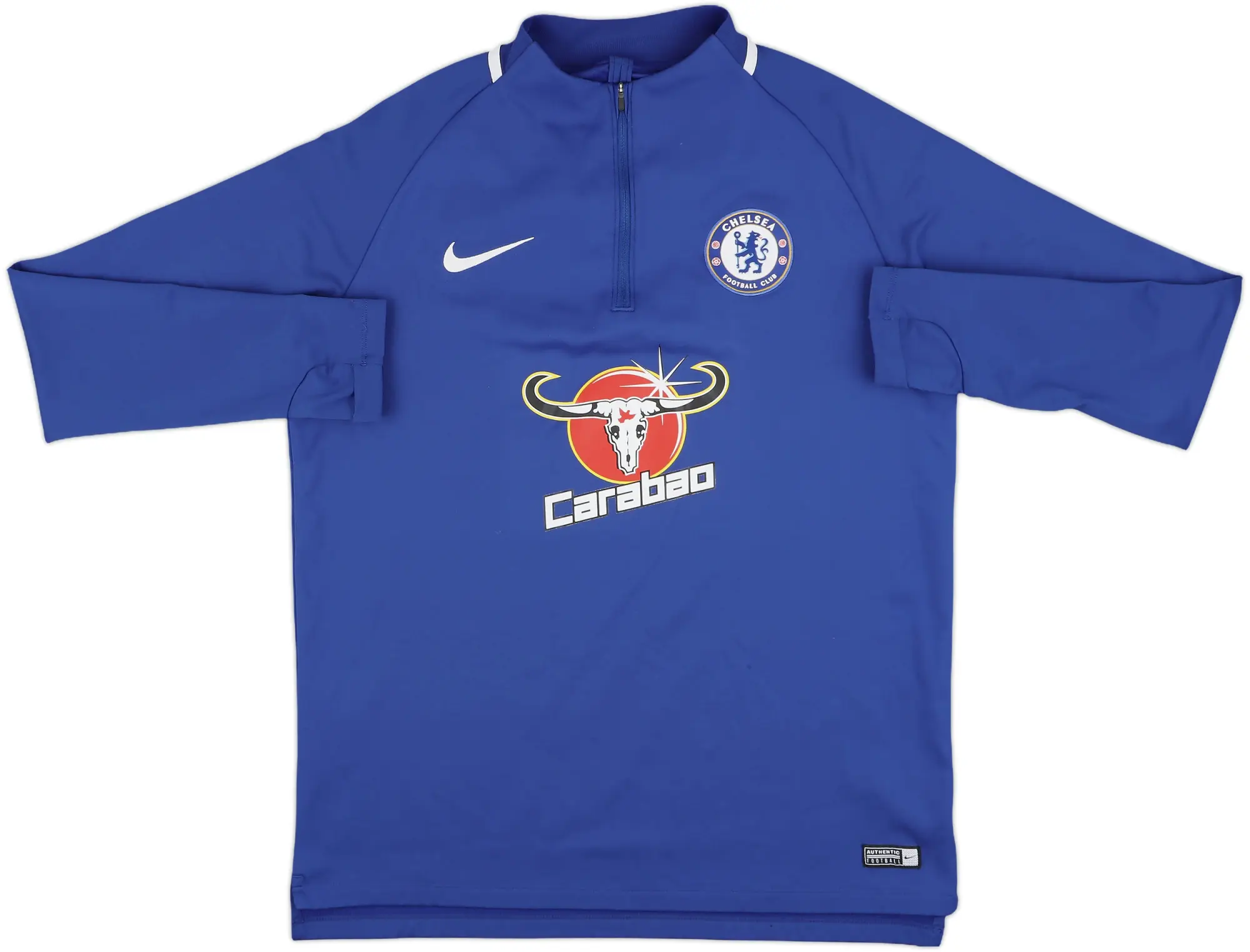 2017-18 Chelsea Nike 1/4 Zip Training Top - 8/10 - (L)