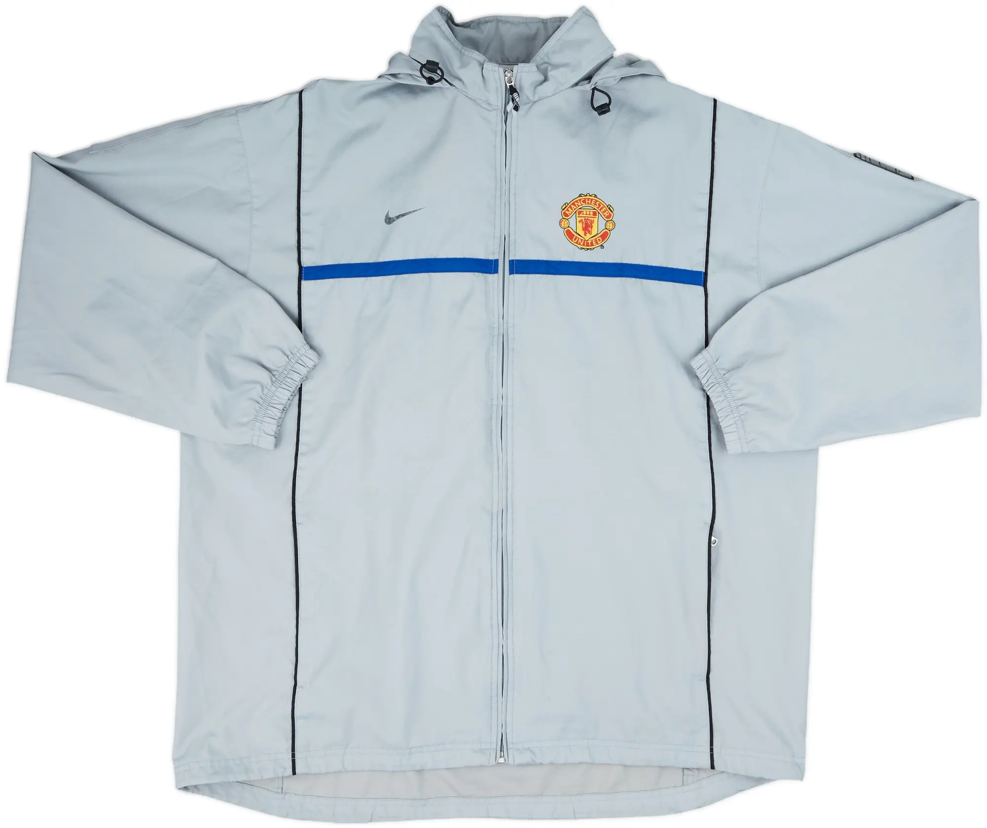 2002-03 Manchester United Nike Hooded Track Jacket - 6/10 - (XXL)