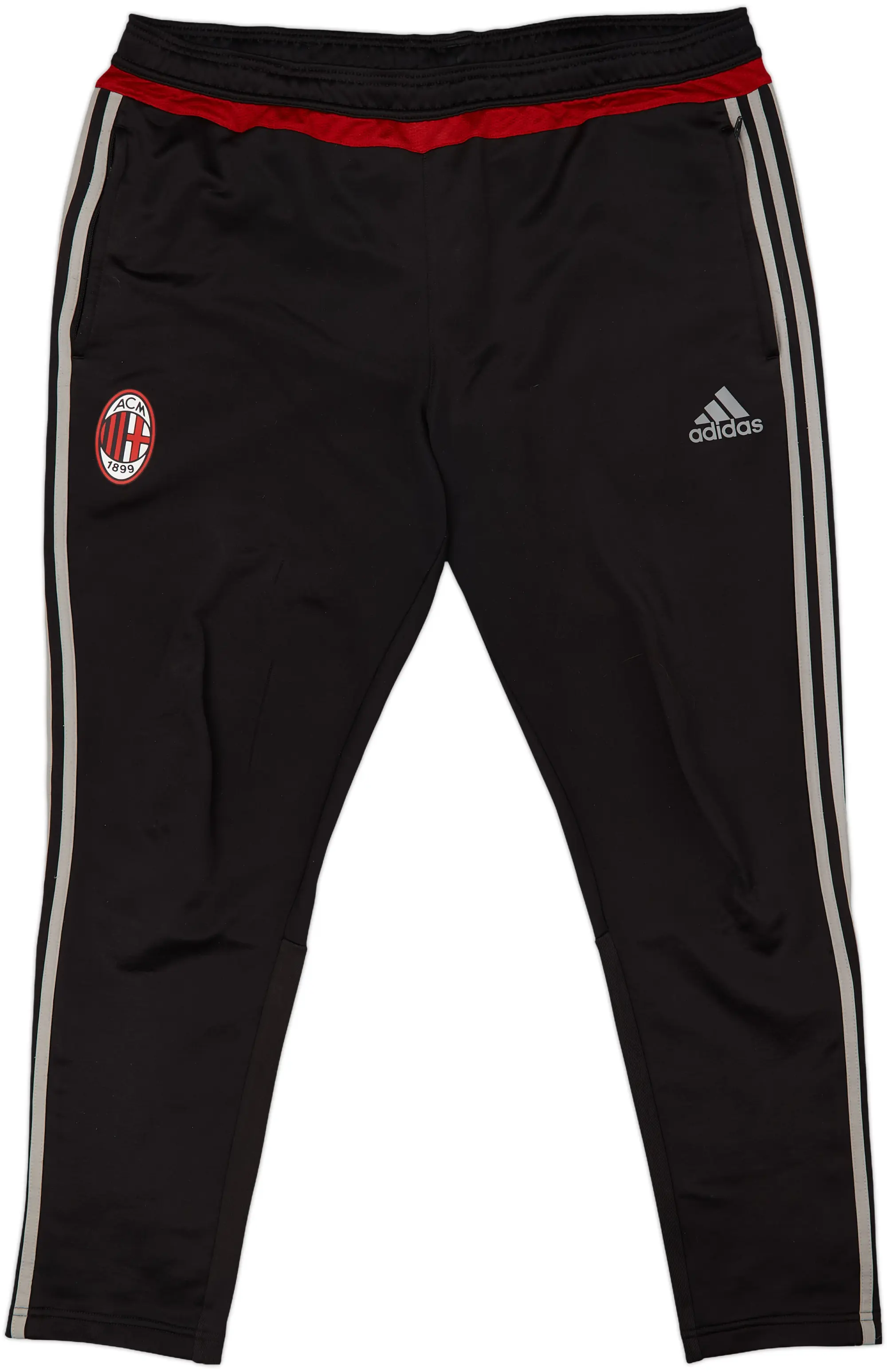 2015-16 AC Milan adidas Track Pants/Bottoms - 5/10 - (XL)