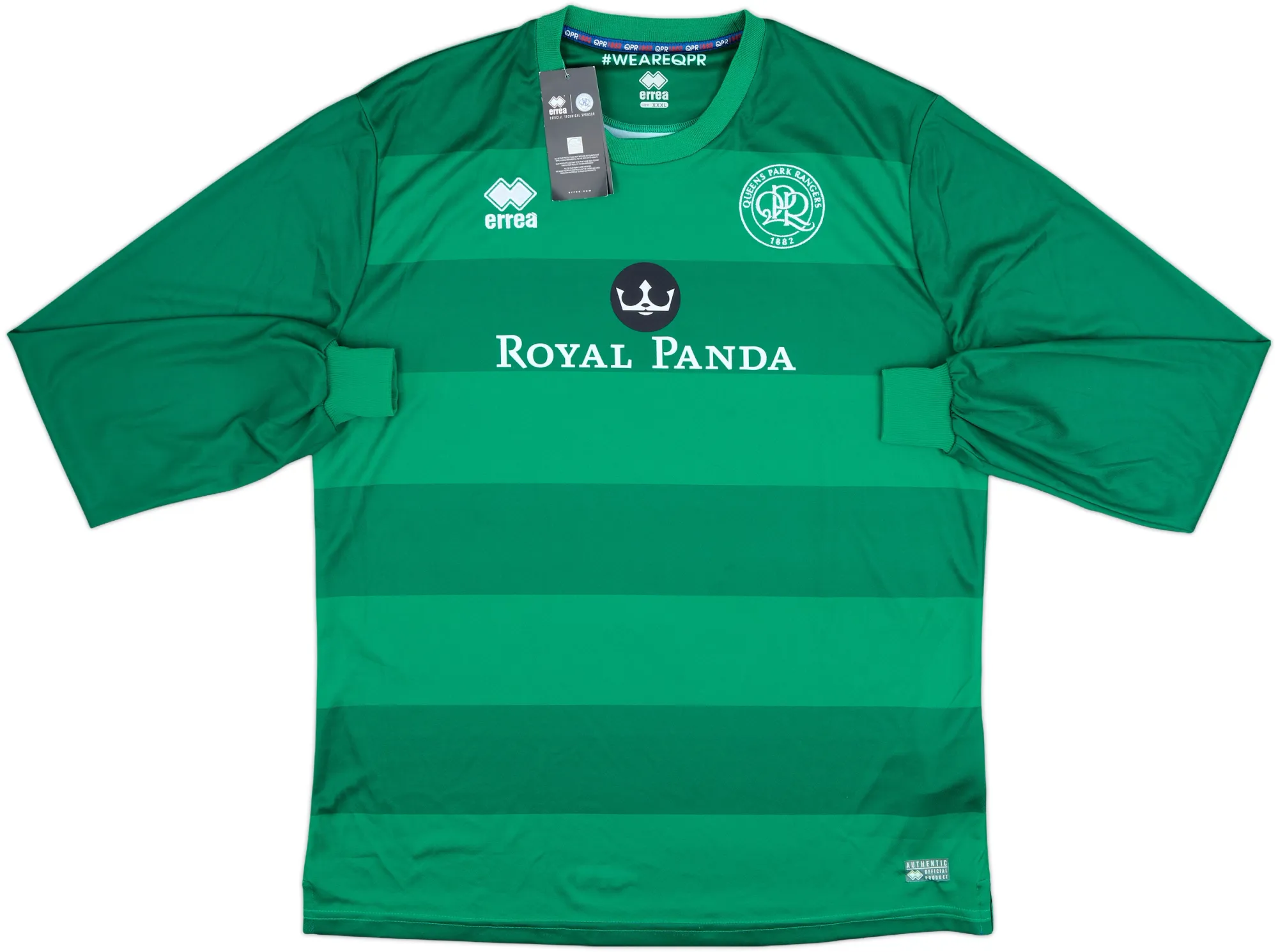 Errea Queens Park Rangers Mens LS Goalkeeper Home Shirt 2017/18