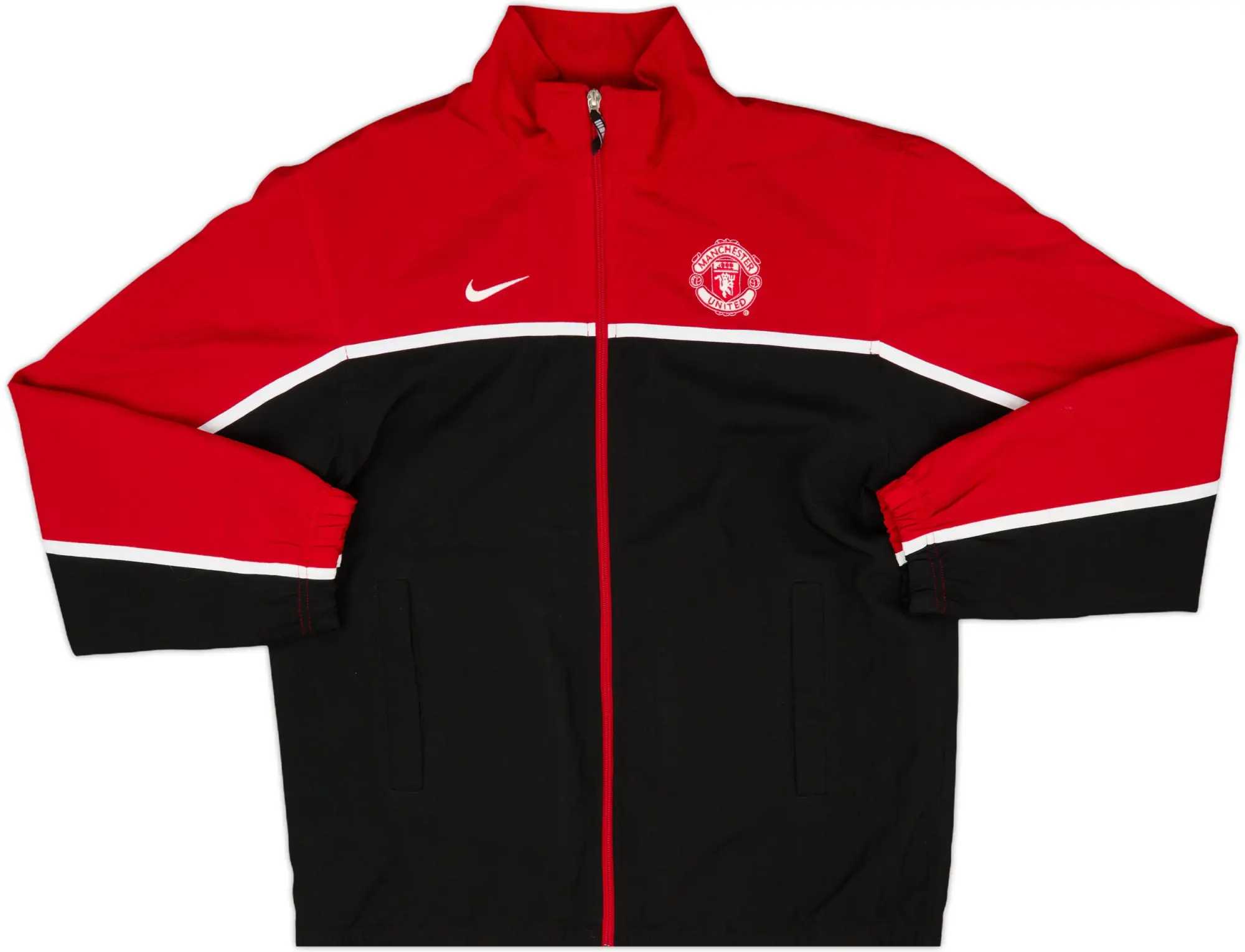 2003-04 Manchester United Nike Track Jacket - 8/10 - (L)