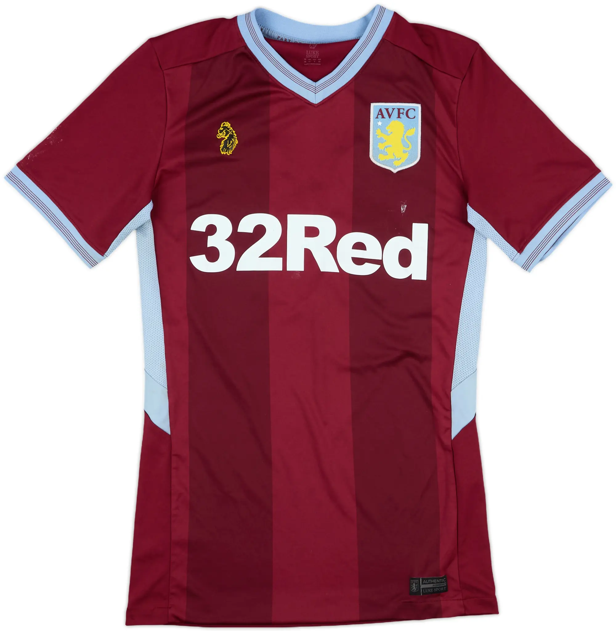 2018-19 Aston Villa Match Issue Home Shirt #14