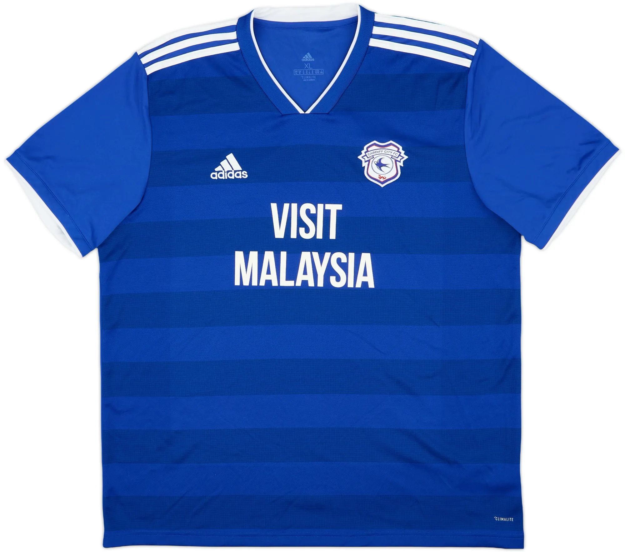 adidas Cardiff City Mens SS Home Shirt 2018/19