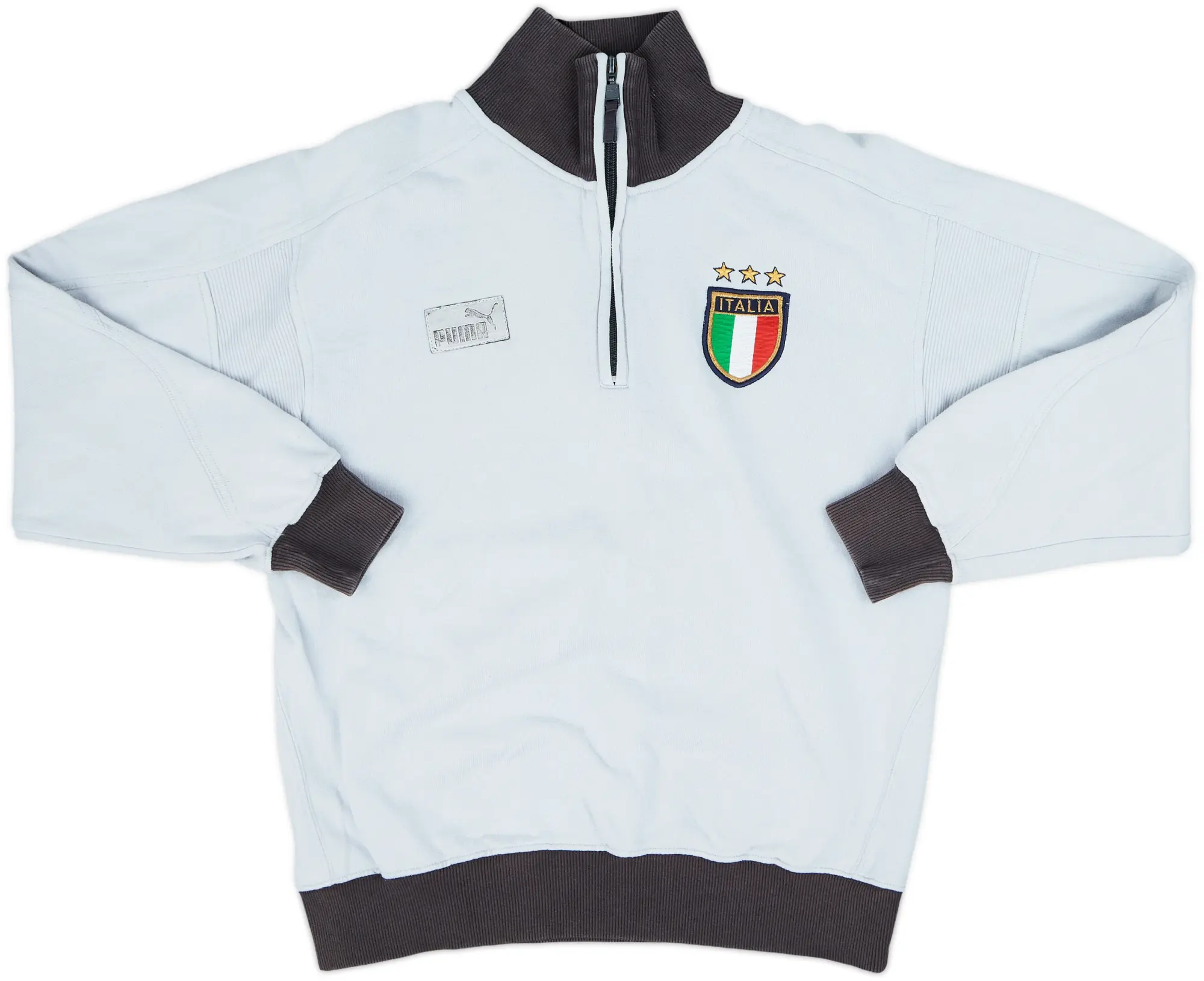 2003-04 Italy Puma 1/4 Zip Drill Top - 6/10 - (S)