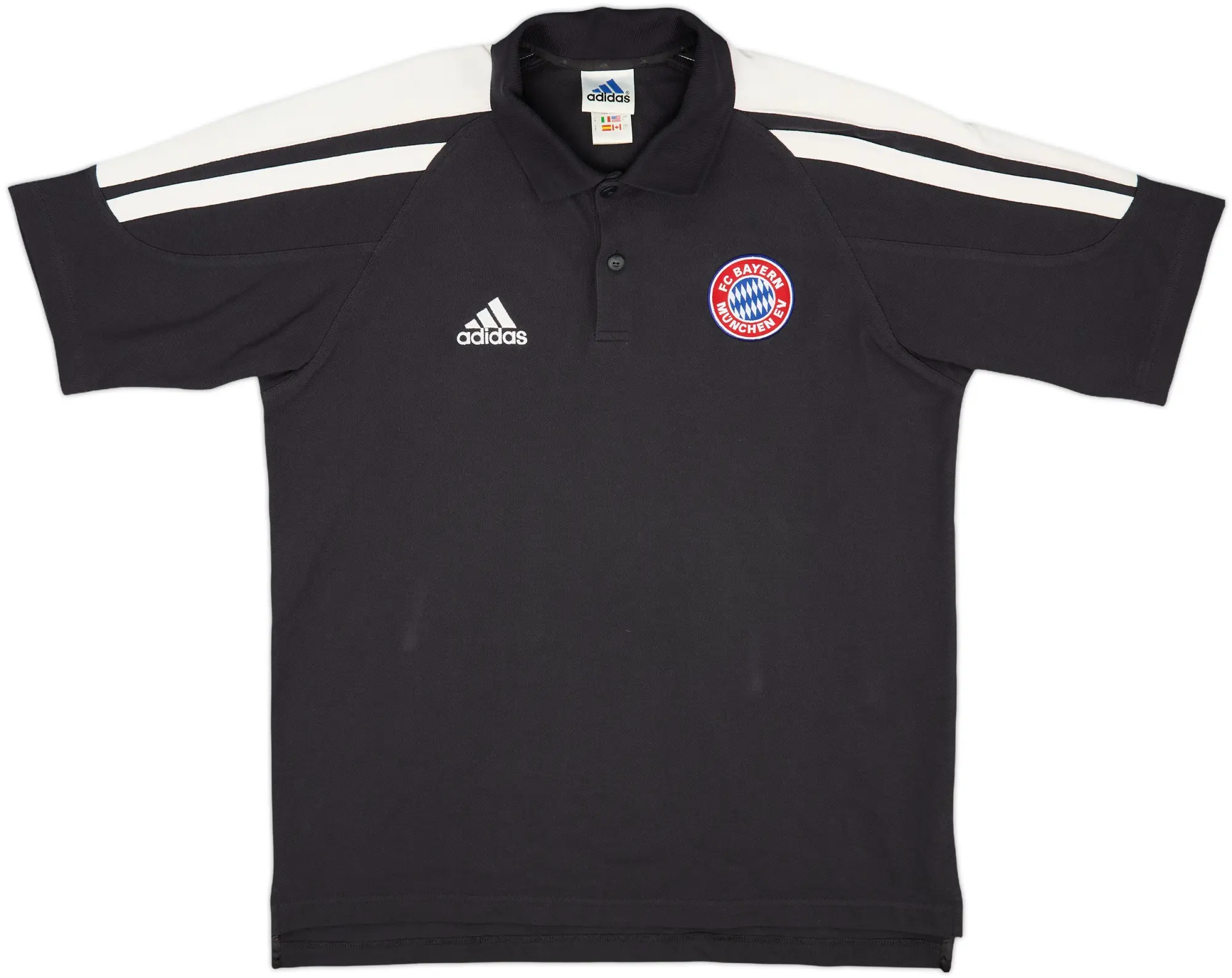 2002-03 Bayern Munich adidas Polo Shirt - 9/10 - (XL/XXL)