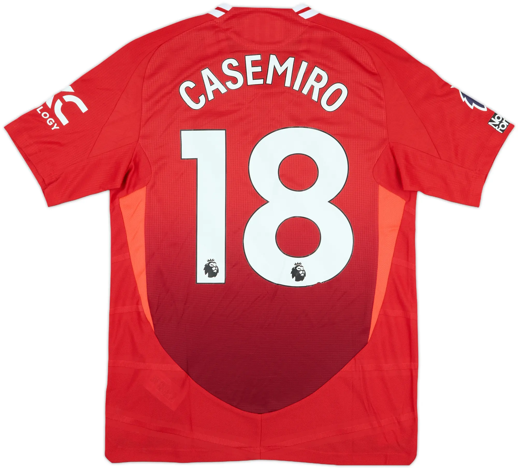 2024-25 Manchester United Match Issue Home Shirt Casemiro #18
