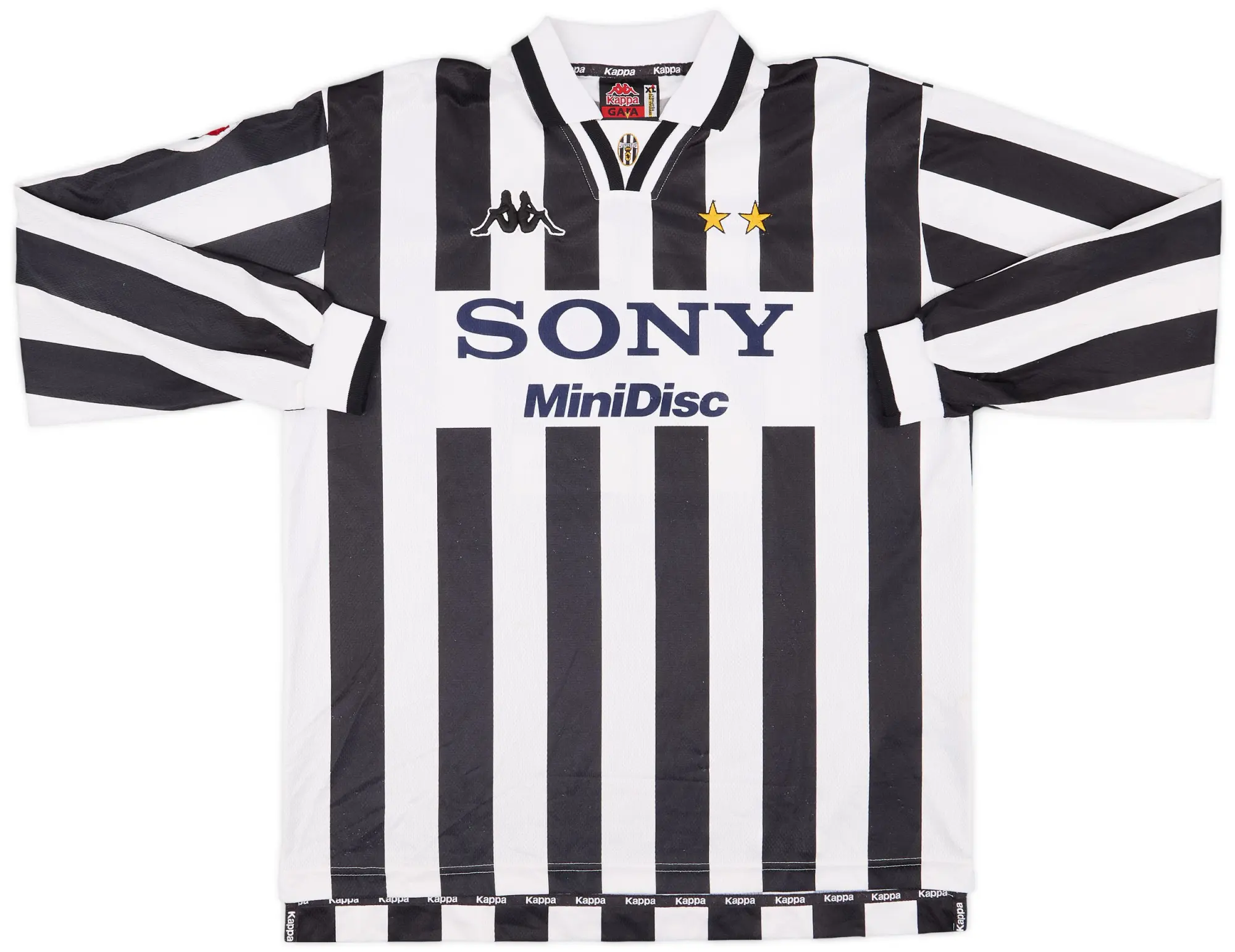 1996-97 Juventus Match Issue Home L/S Shirt #22