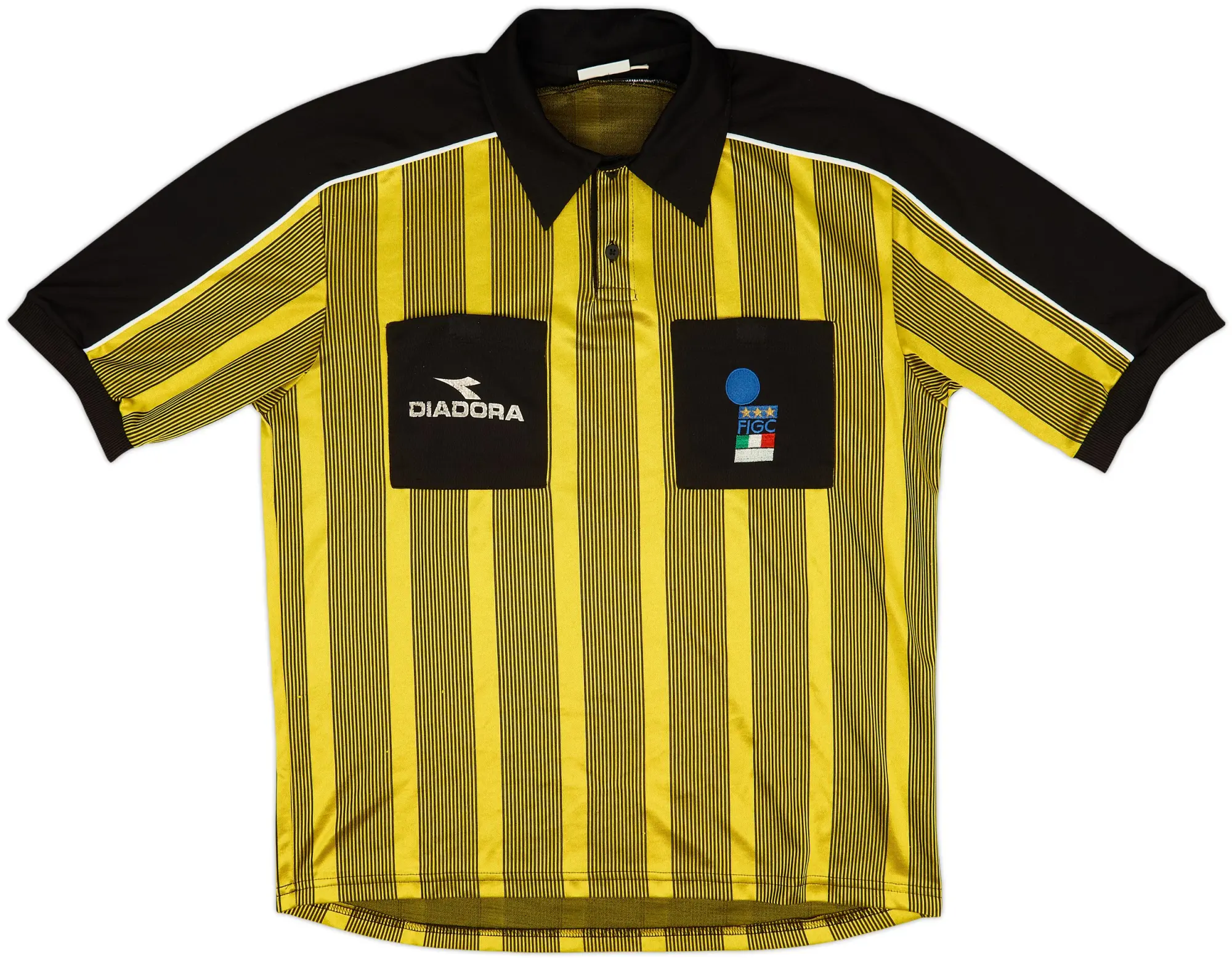 1999-00 Italy FIGC Diadora Referee Shirt - 6/10 - (L)