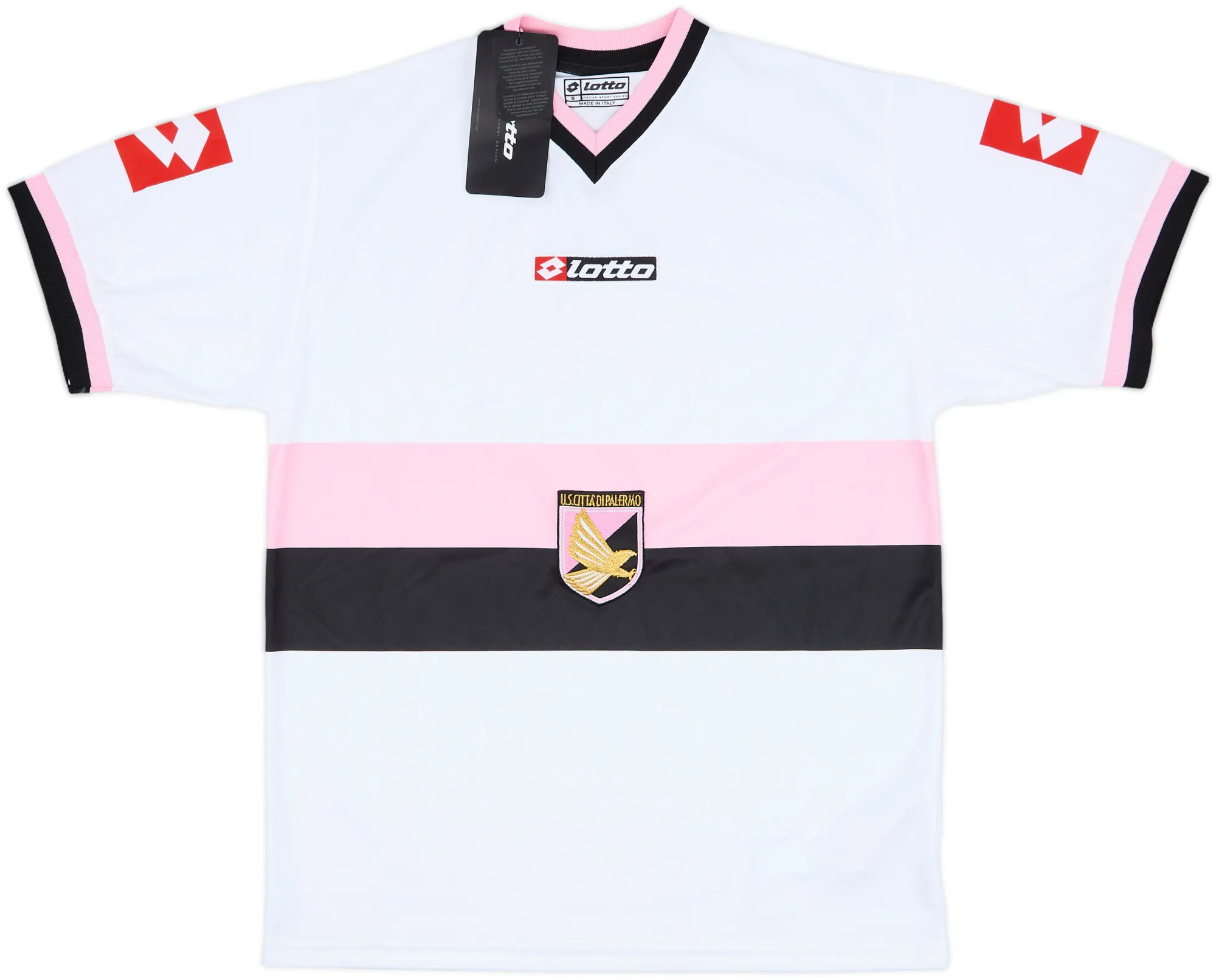 Lotto Palermo Mens SS Away Shirt 2004/05