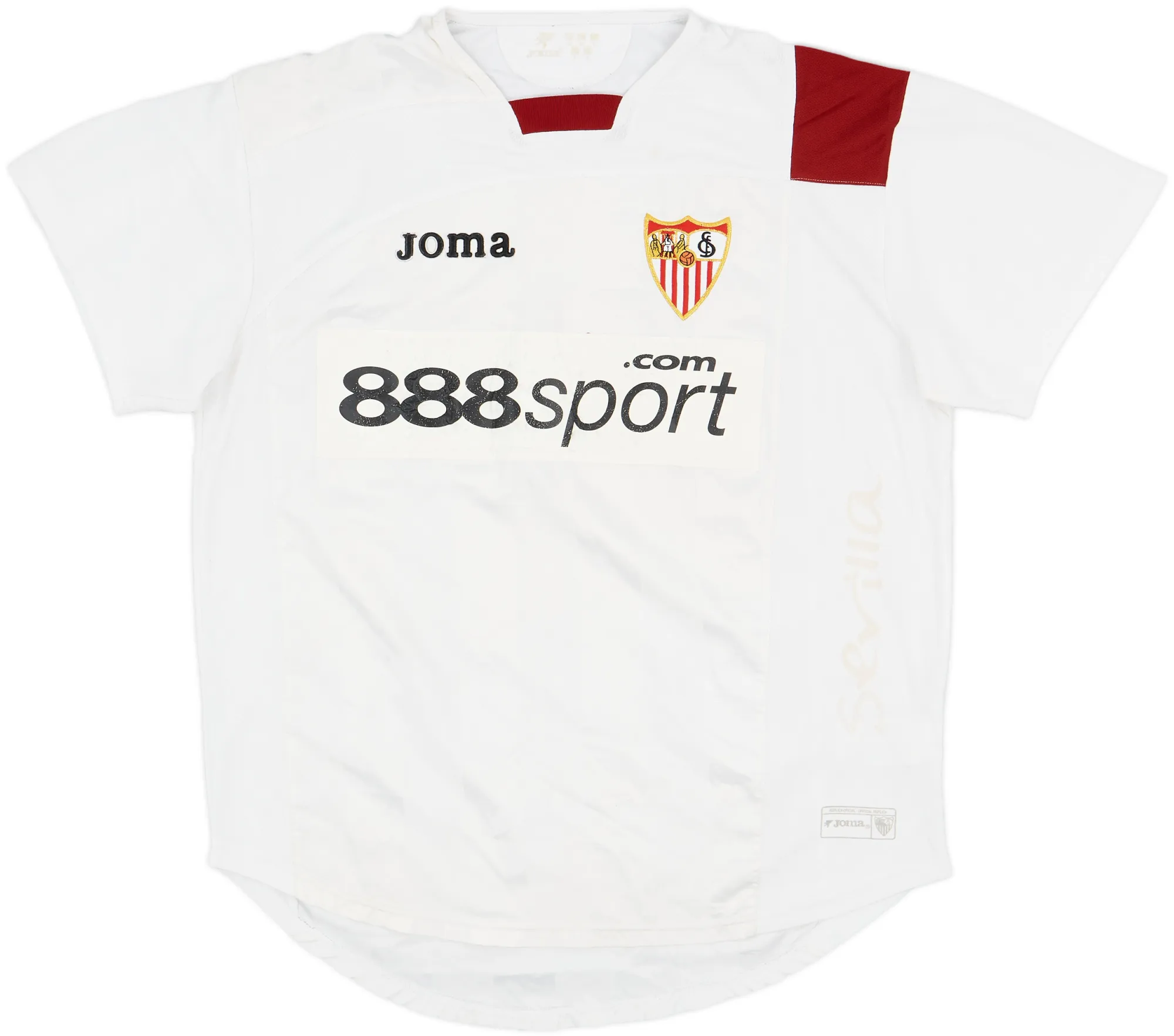 Joma Sevilla Mens SS Home Shirt 2007/08