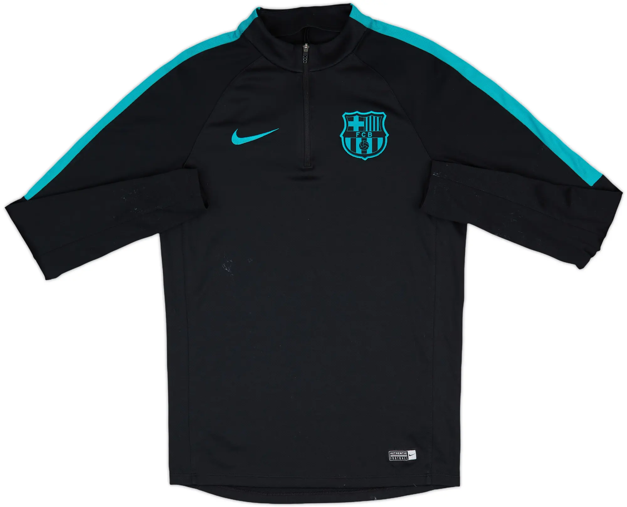 2016-17 Barcelona Nike 1/4 Zip Training Top - 7/10 - (S)