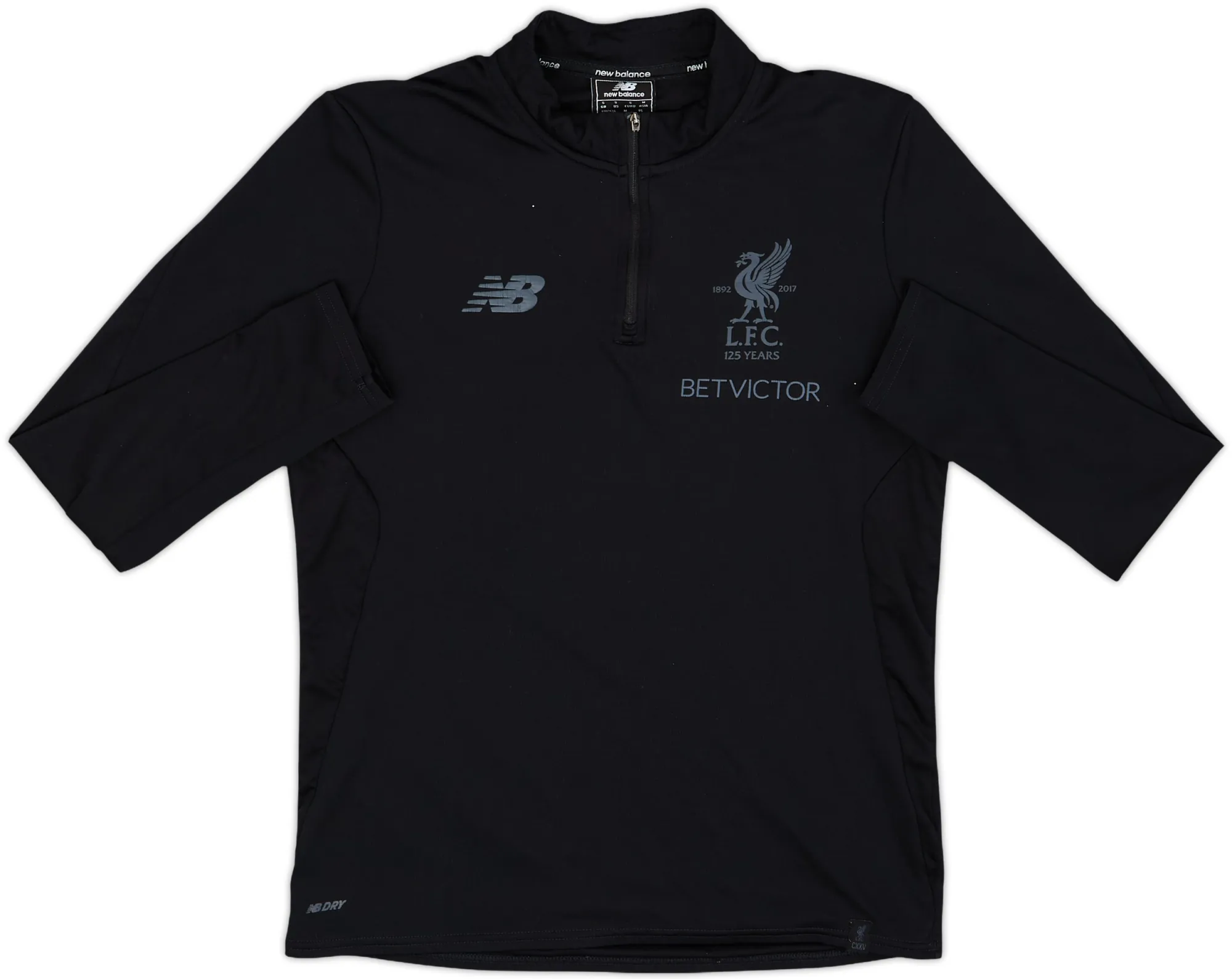 2017-18 Liverpool New Balance 1/4 Zip Drill Top - 6/10 - (S)