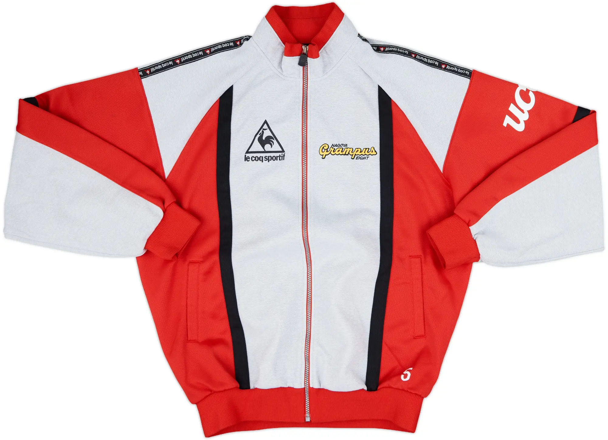 1998 Nagoya Grampus Eight Le Coq Sportif Player Issue Track Jacket #5 - 9/10 - (XXL)