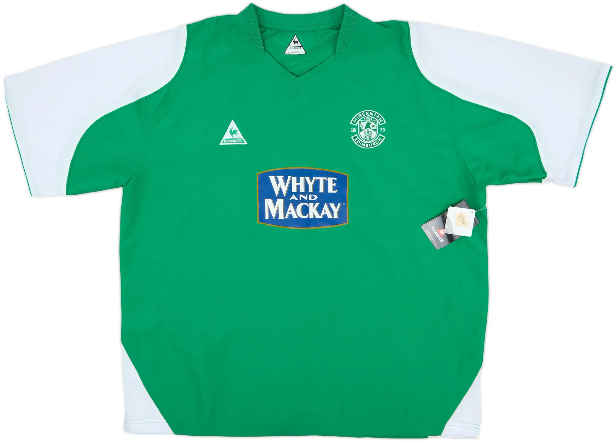 LeCoqSportif Hibernian Mens SS Home Shirt 2004/05