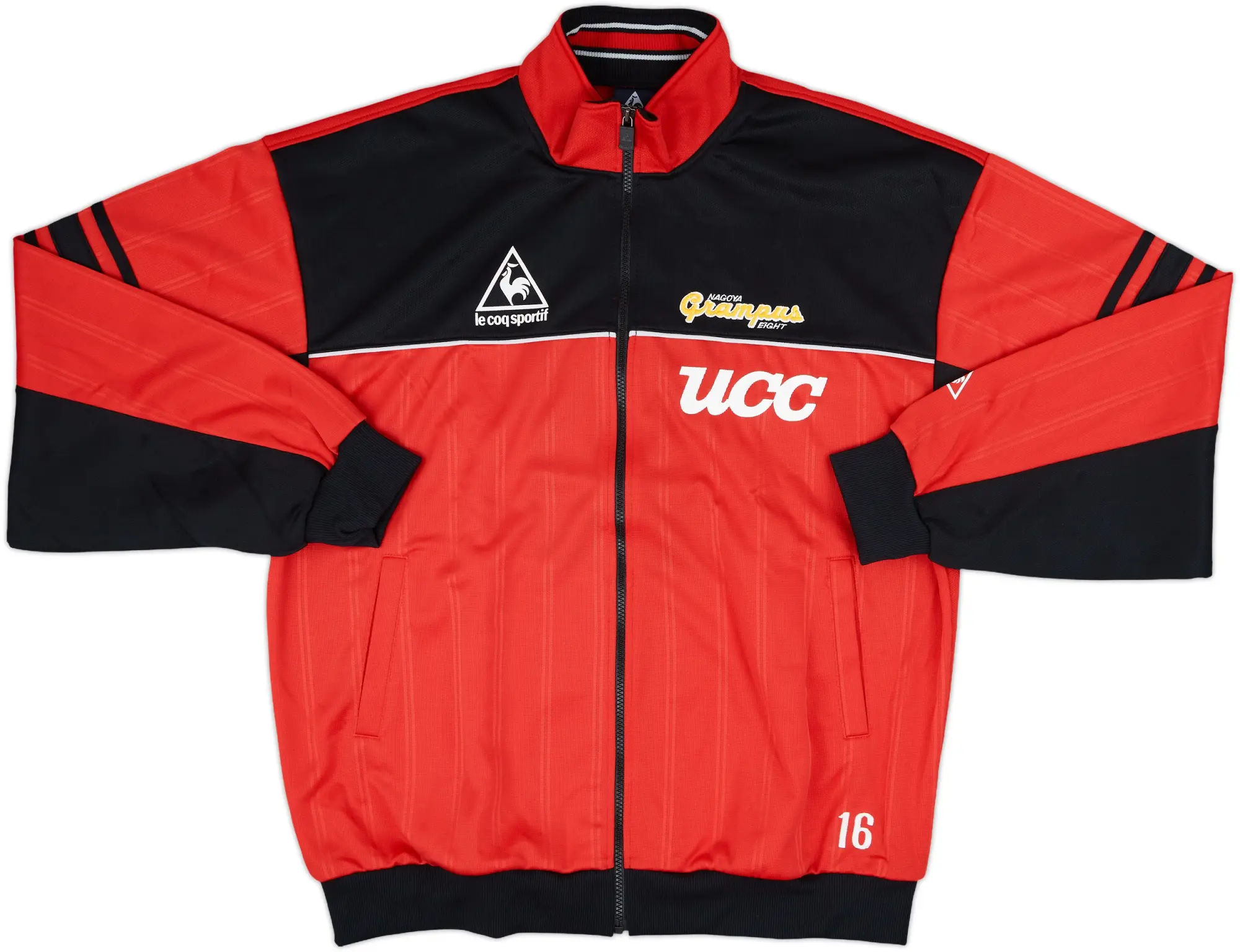 1998 Nagoya Grampus Eight Le Coq Sportif Player Issue Track Jacket #16 - 10/10 - (XL)