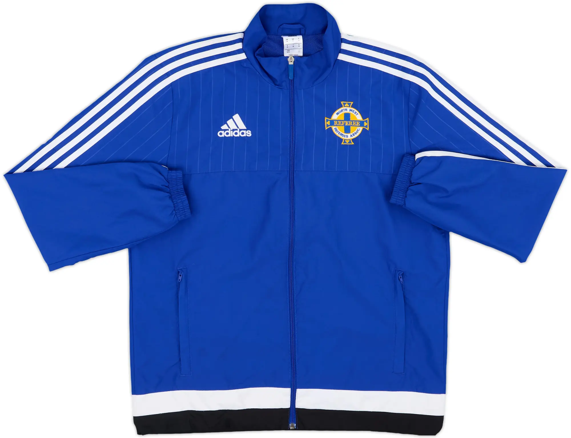 2015-16 Northern Ireland Referee adidas Track Jacket - 8/10 - (M)