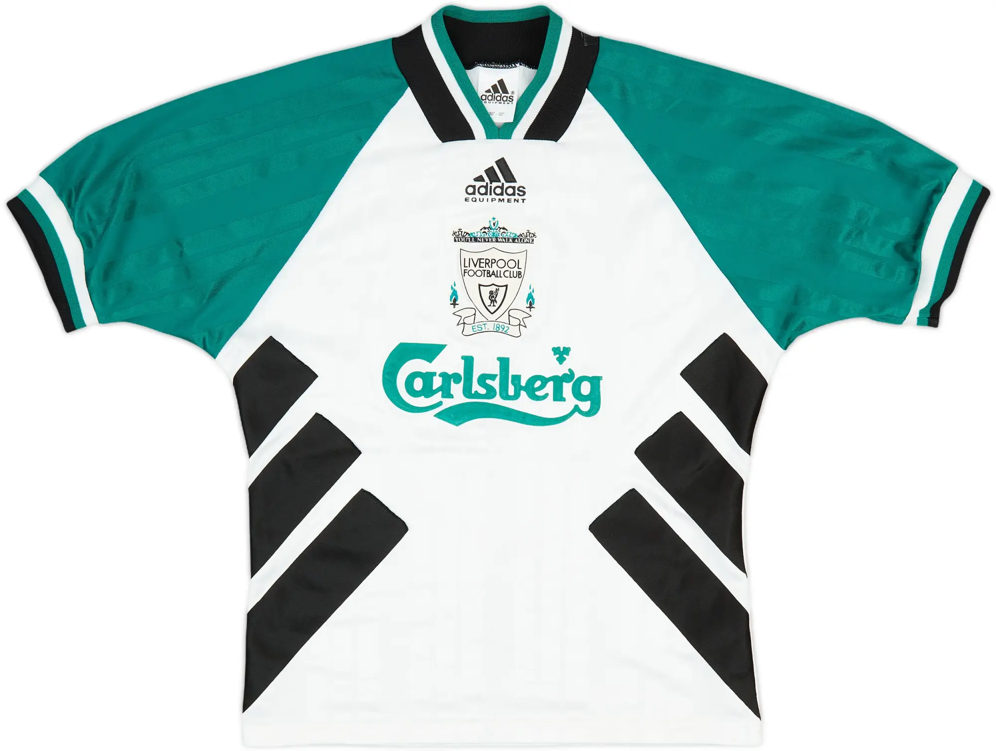 1993-95 Liverpool Away Shirt - 8/10 - (L.Boys)