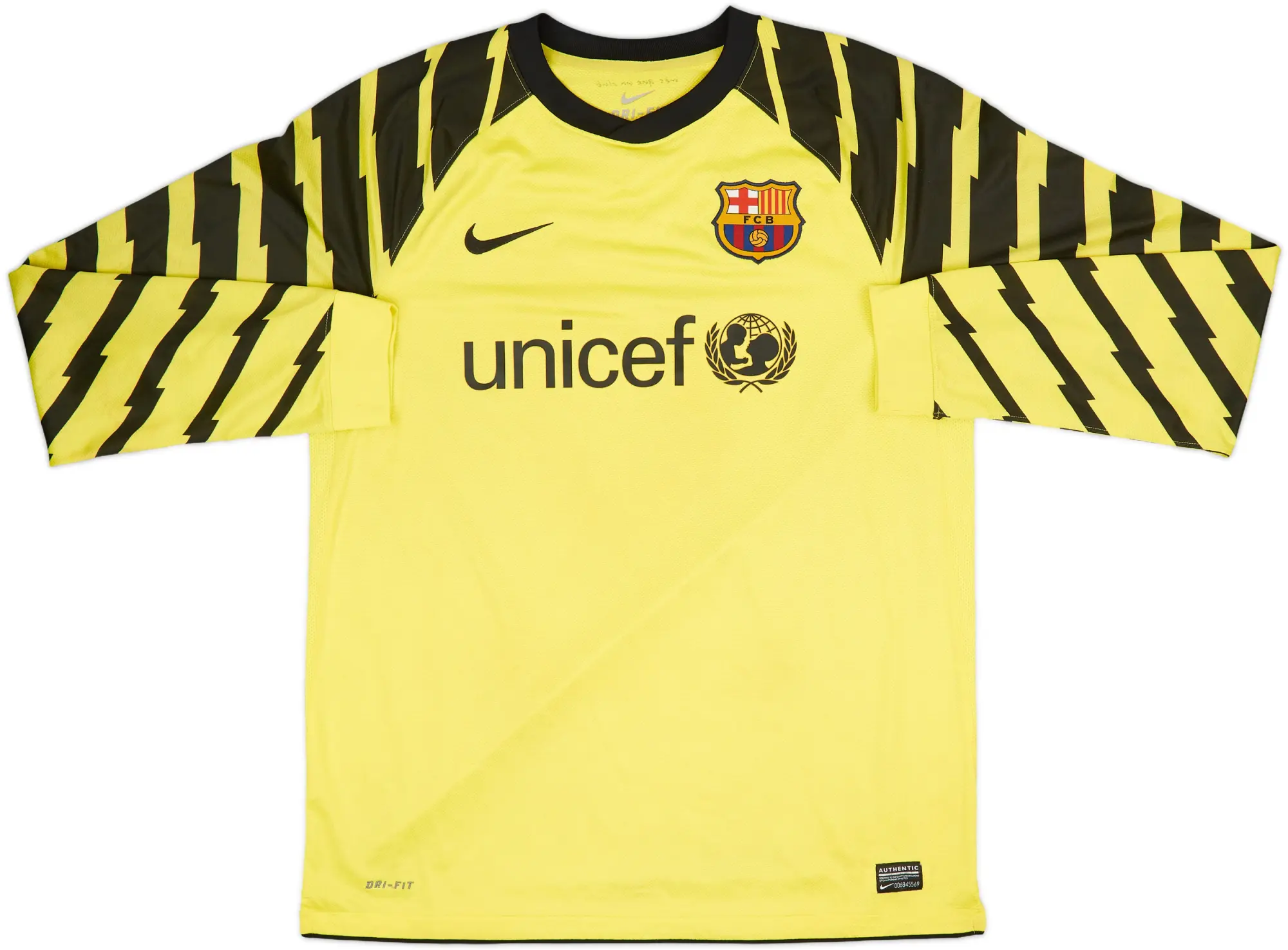 2010-11 Barcelona GK Shirt - 6/10 - (L)