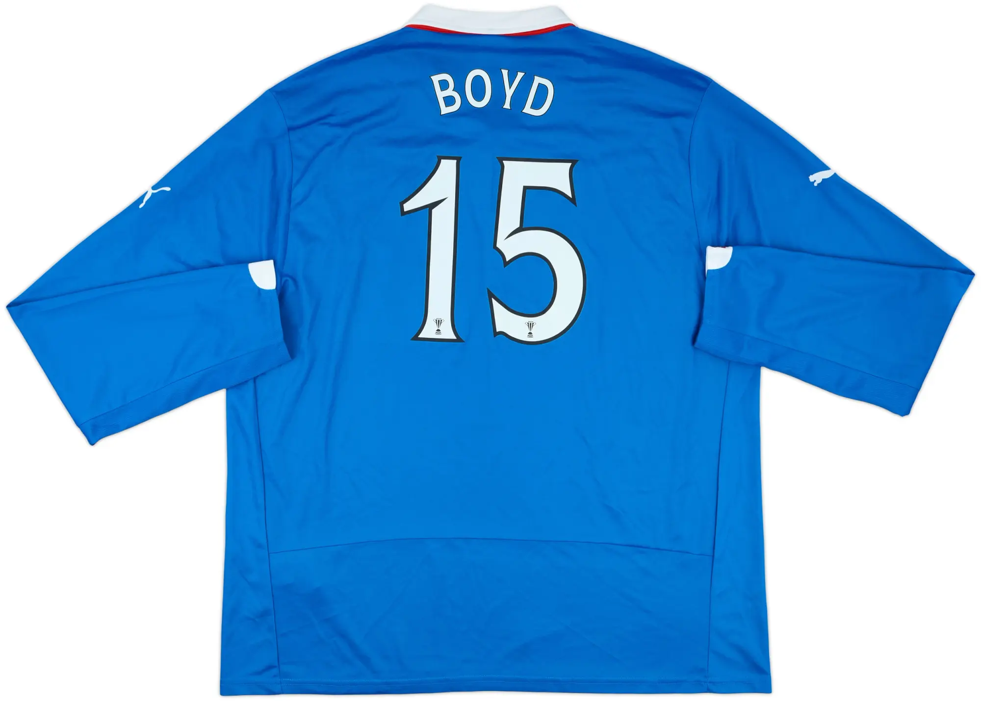 2014-15 Rangers Home L/S Shirt Boyd #15 - 9/10 - (3XL)