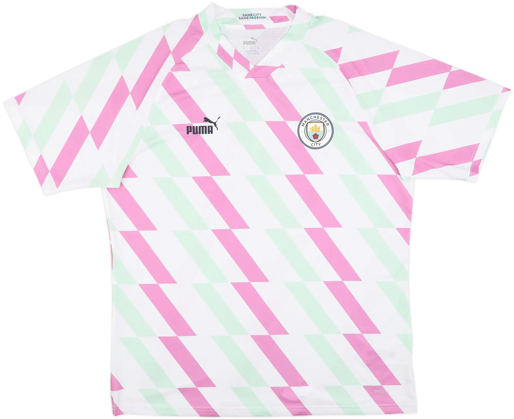 2022-23 Manchester City Puma Pre-Match Training Shirt - 9/10 - (XL)