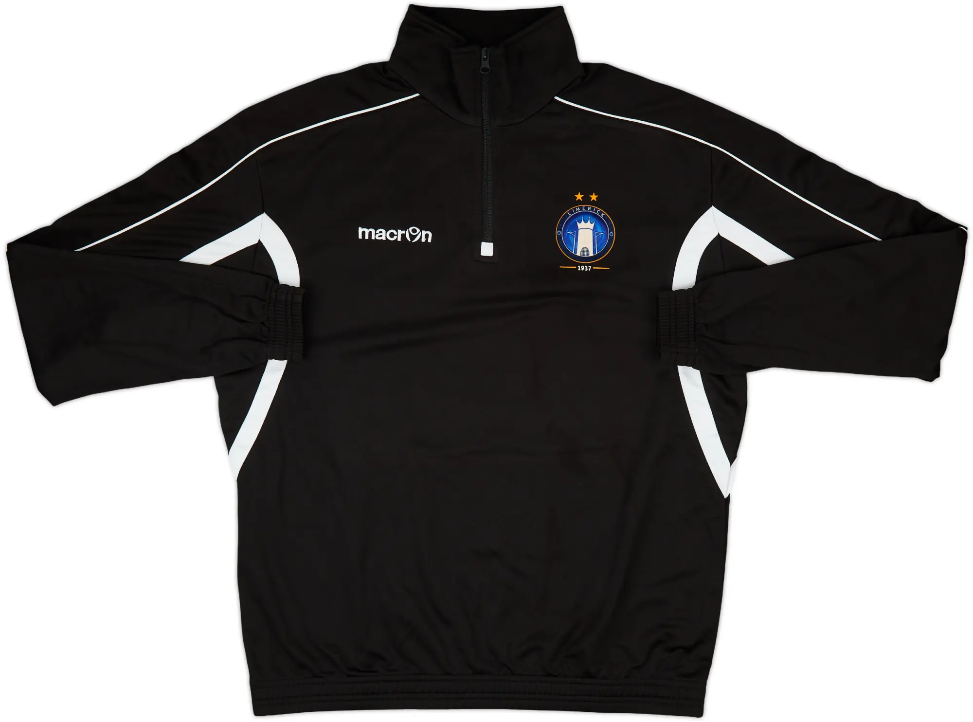 2012-13 Limerick Macron 1/4 Zip Drill Top - 8/10 - (L)