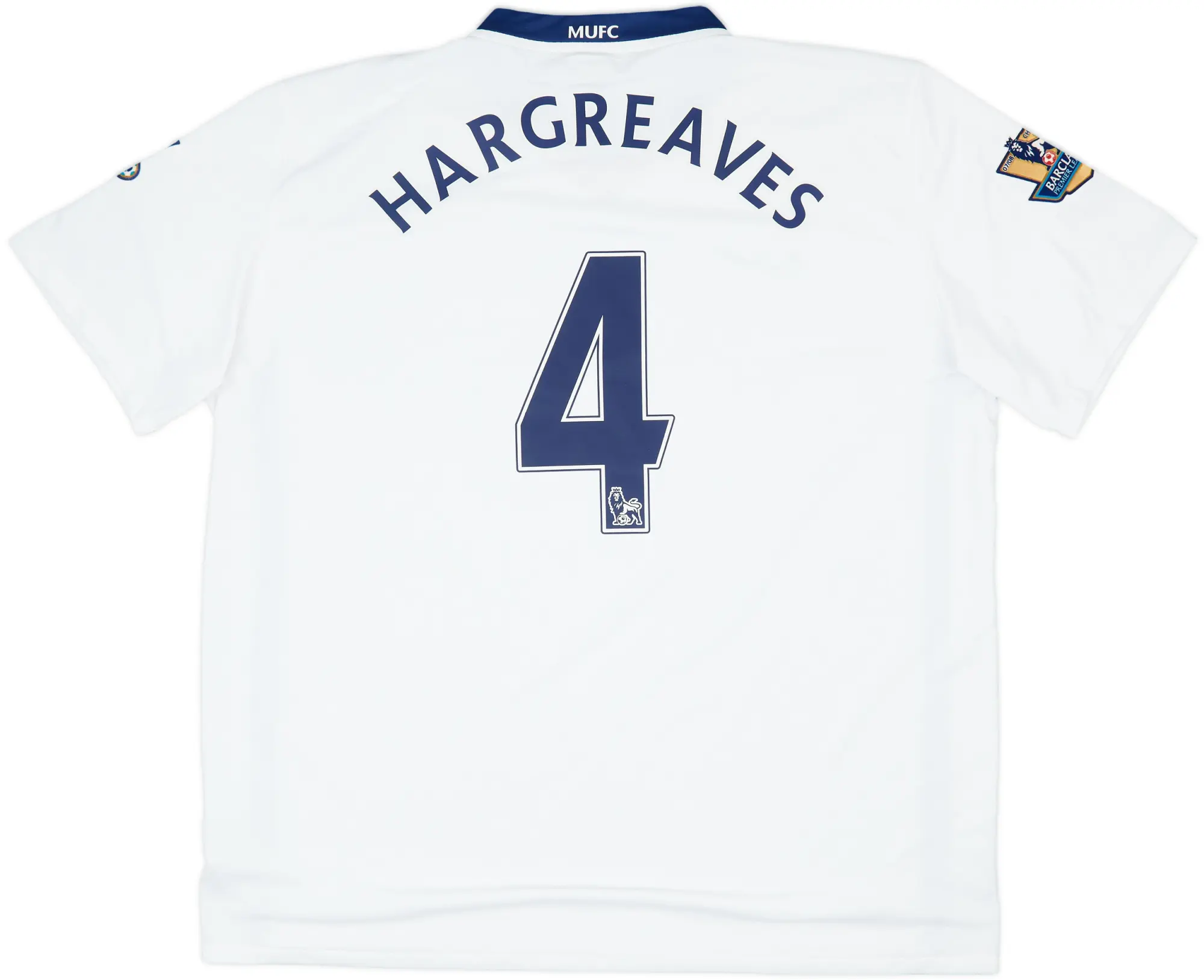 2008-10 Manchester United Away Shirt Hargreaves #4 - 7/10 - (XXL)