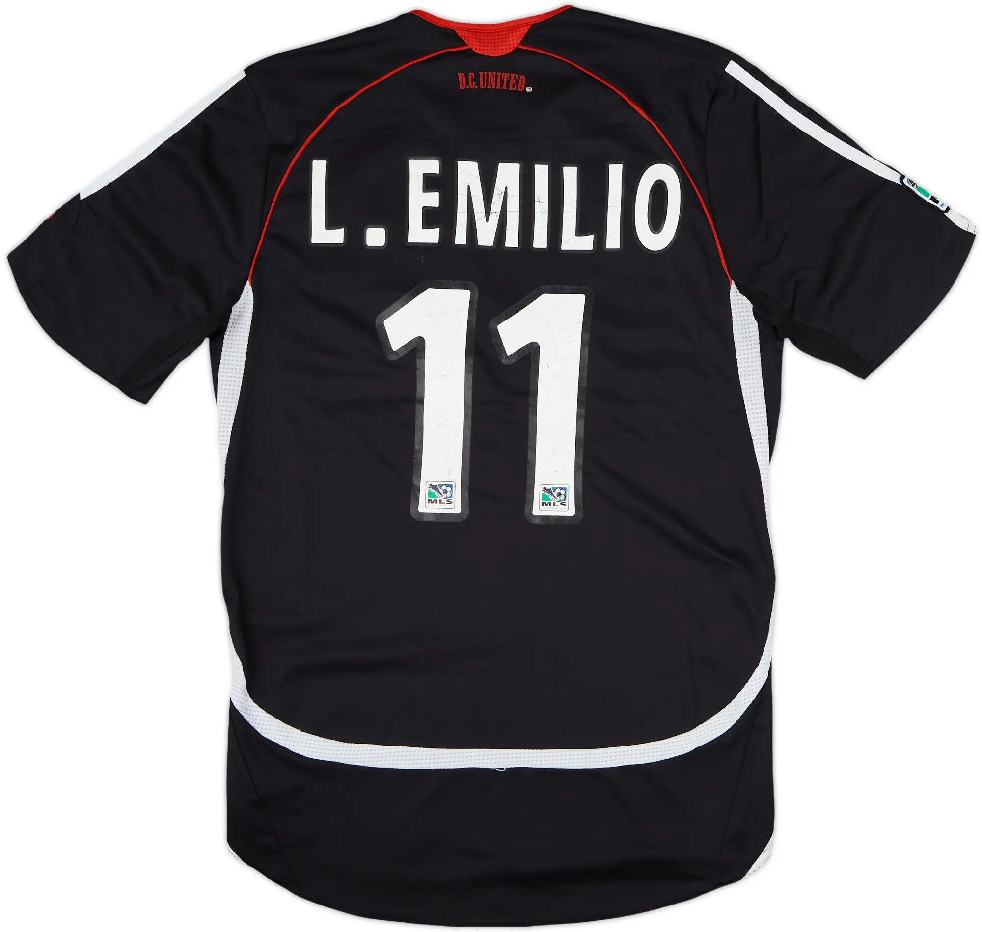 2006-08 DC United Authentic Home Shirt L.Emilio #11 - 7/10 - (S)