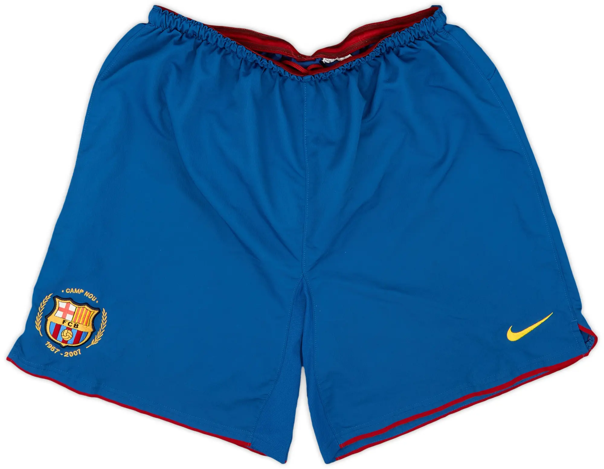 2007-08 Barcelona Home Shorts - 8/10 - (L)