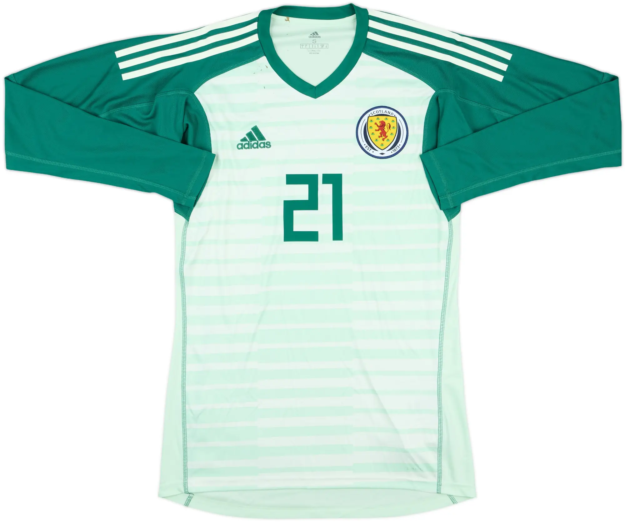 adidas Scotland Mens LS Goalkeeper Home Shirt 2018