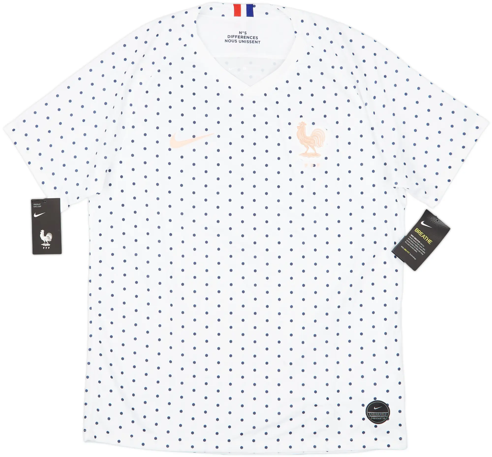 Nike France Adults SS Away Shirt 2019