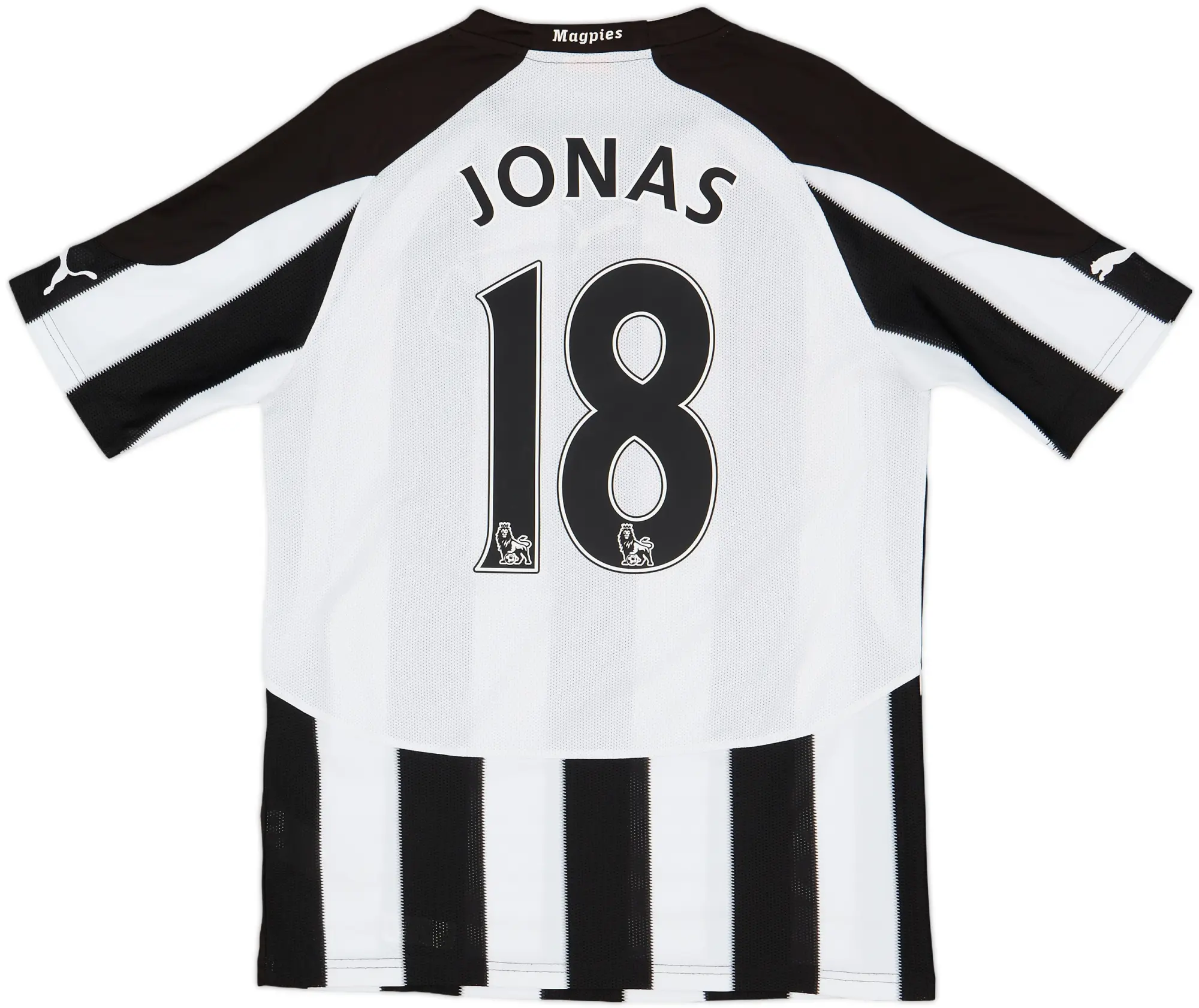 2010-11 Newcastle Home Shirt Jonas #18 - 8/10 - (S)