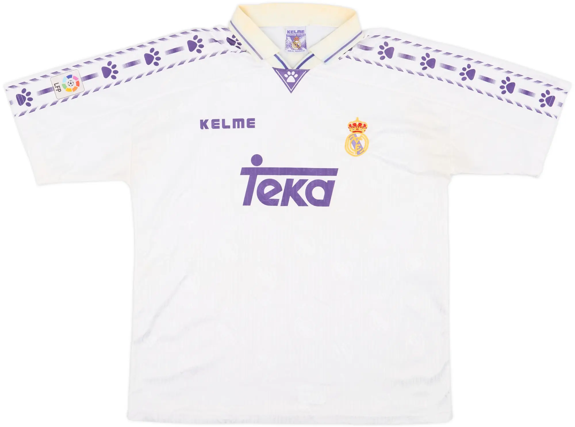 1996-97 Real Madrid Home Shirt - 6/10 - (XL)