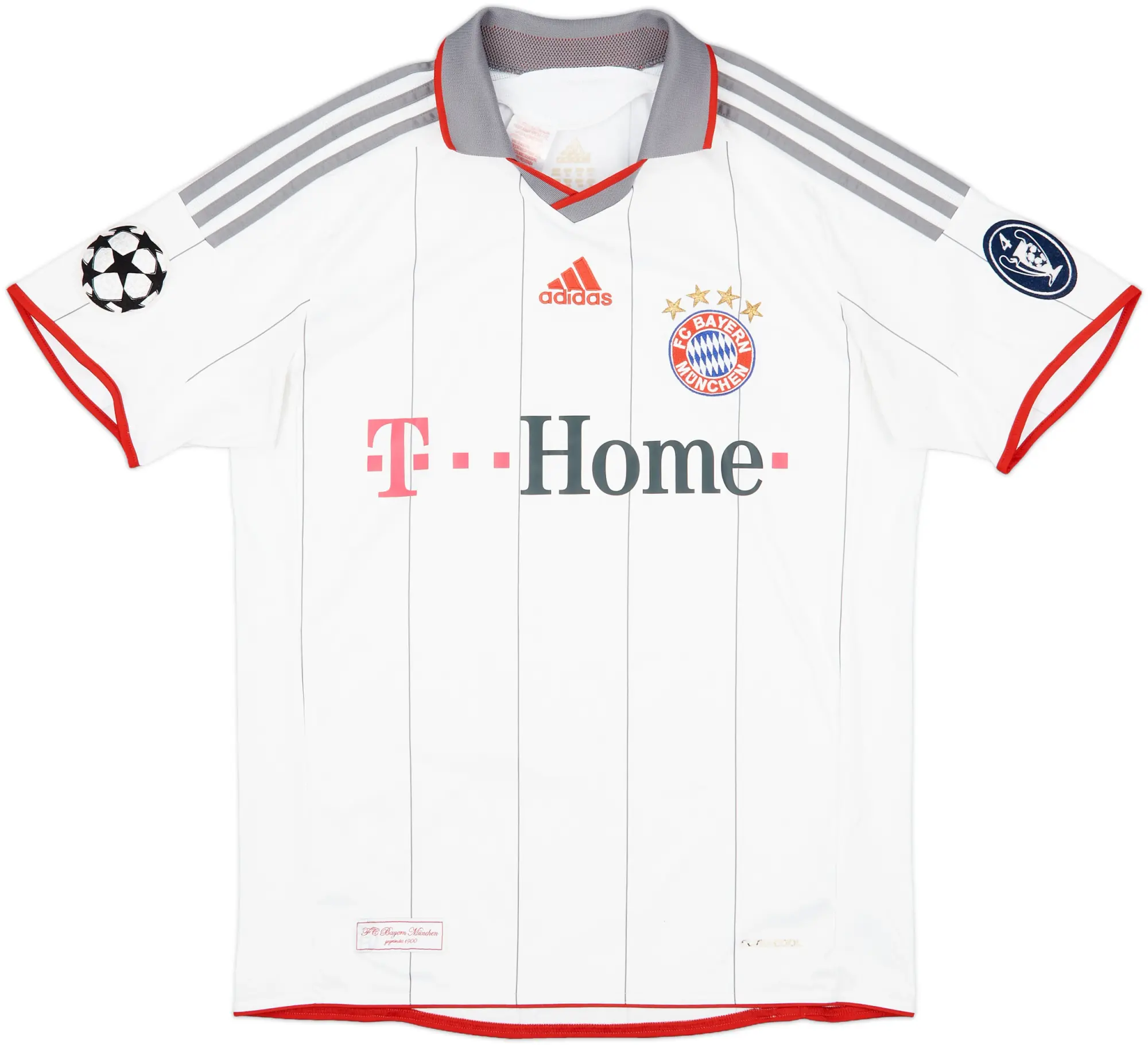 adidas Bayern Munich Boys SS Home Shirt 2009/10